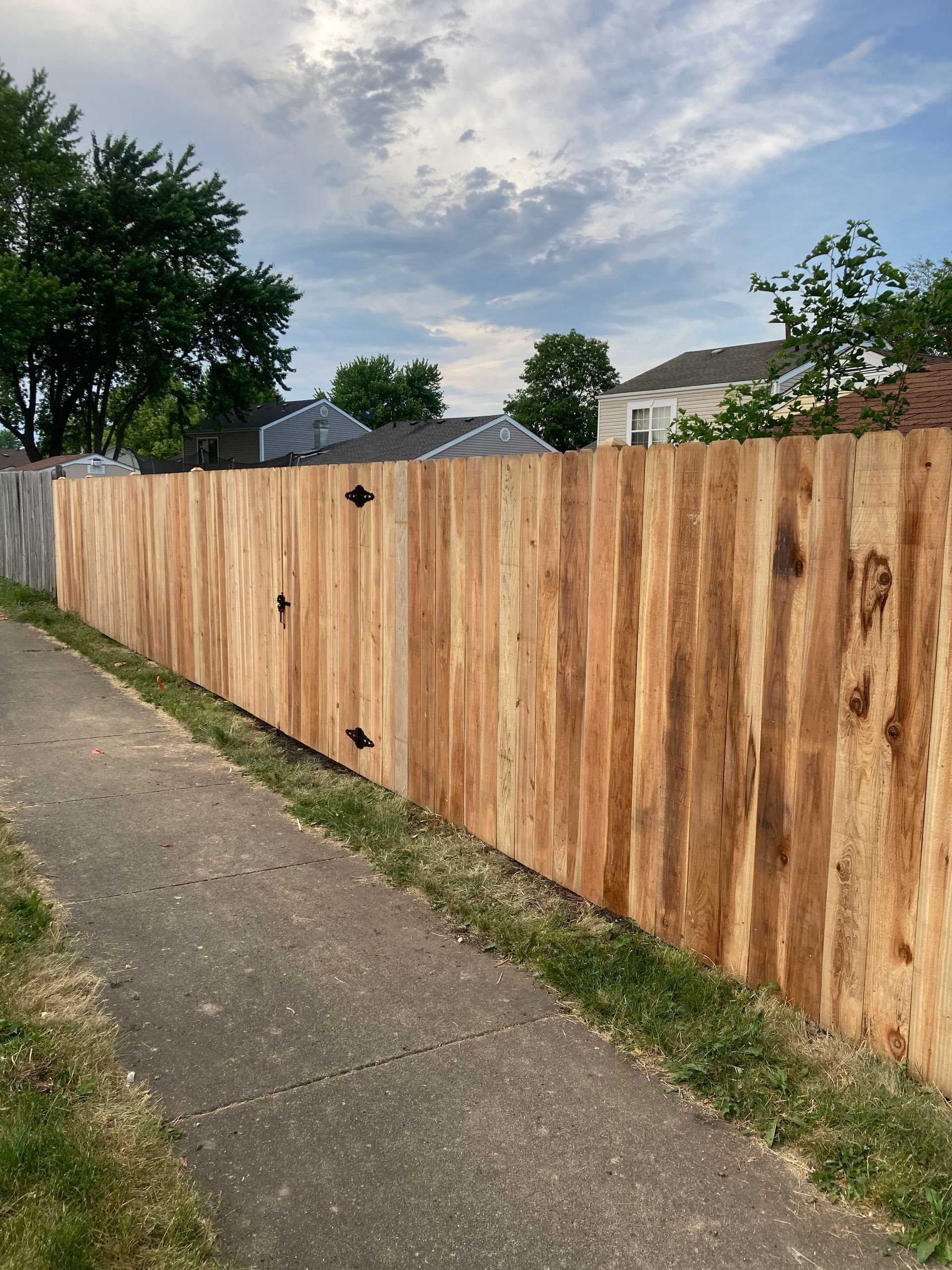 cedar fence installation illinois