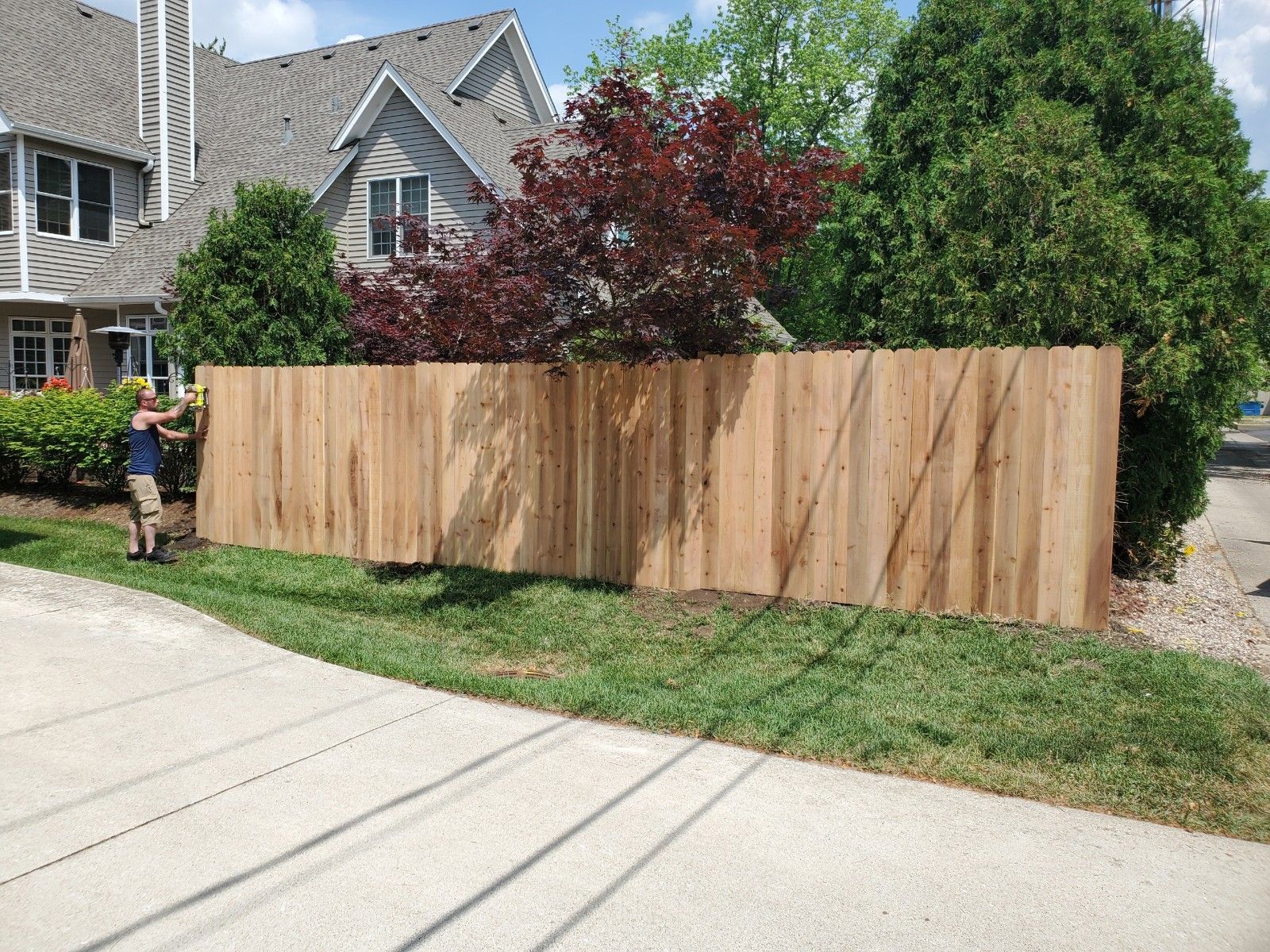cedar fence installation illinois