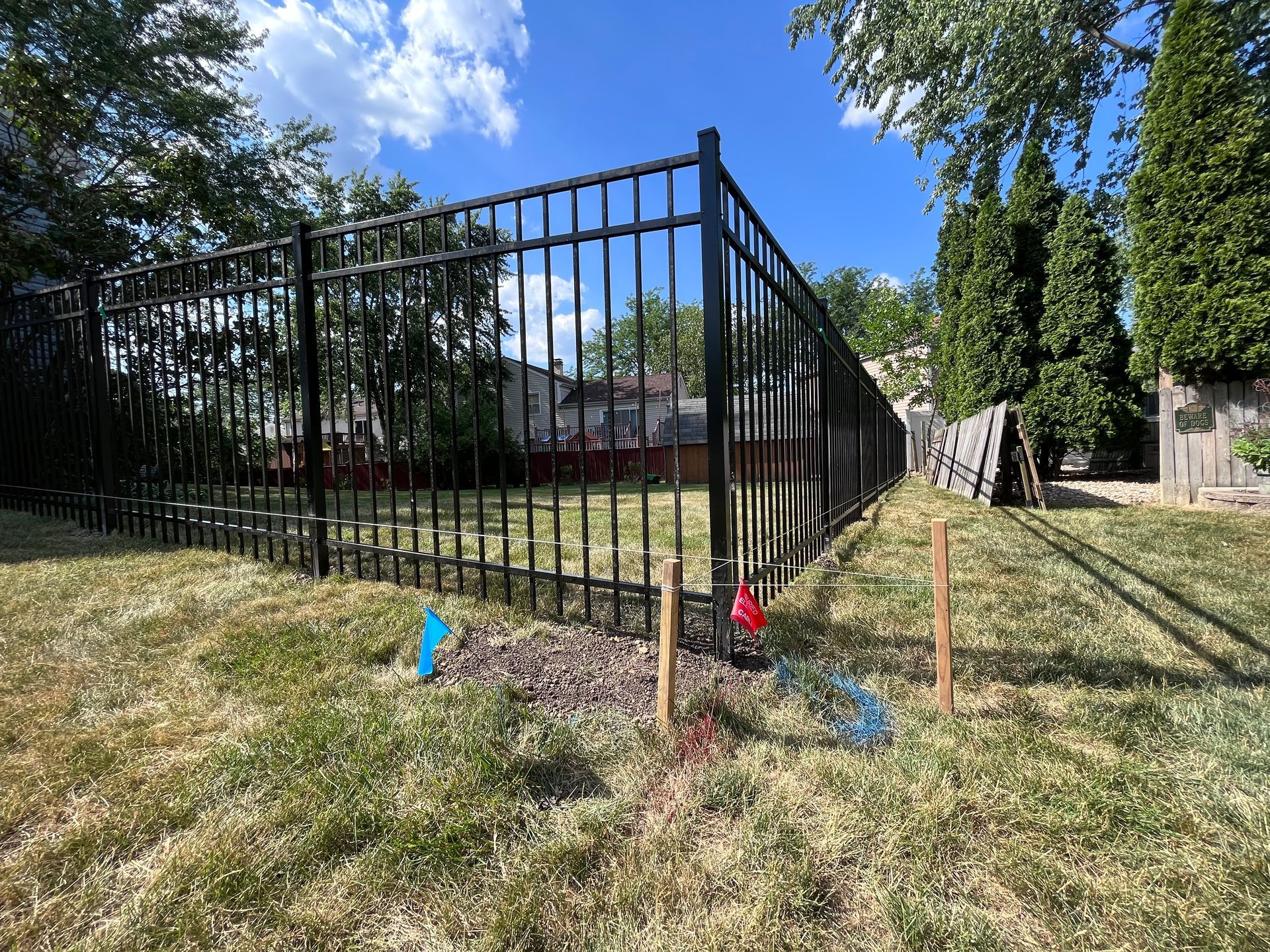 aluminum fence installation Illinois
