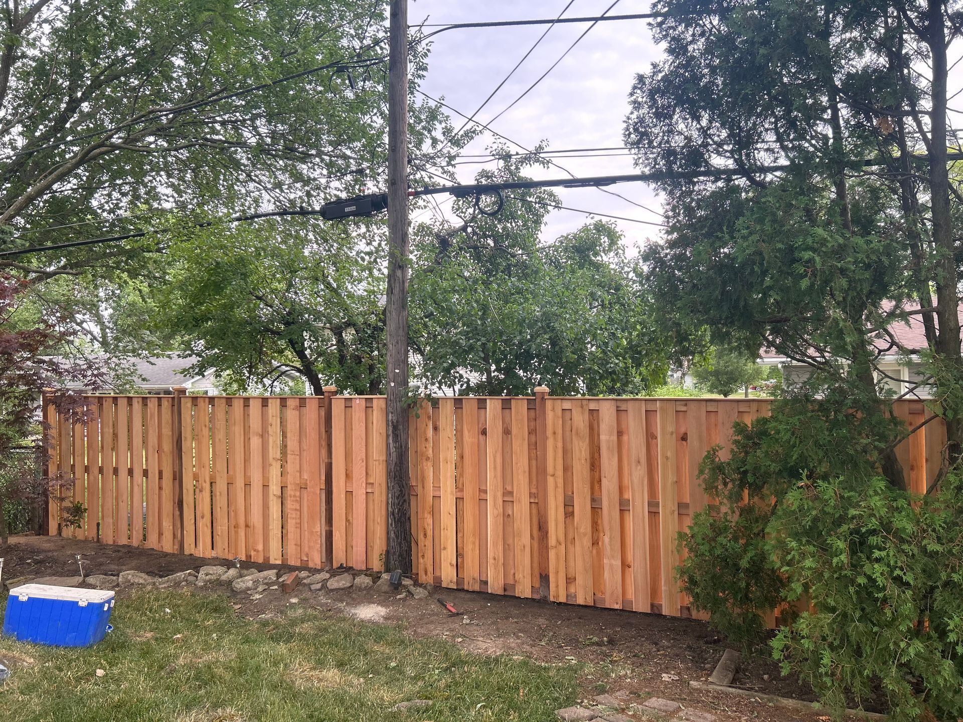 cedar fence installation illinois