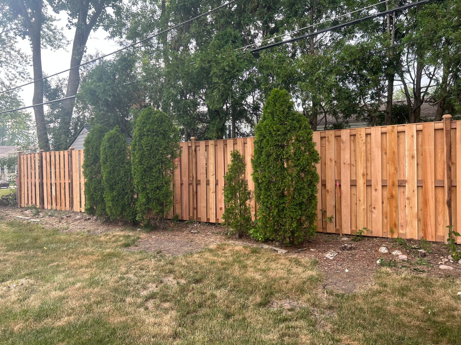 cedar fence installation illinois