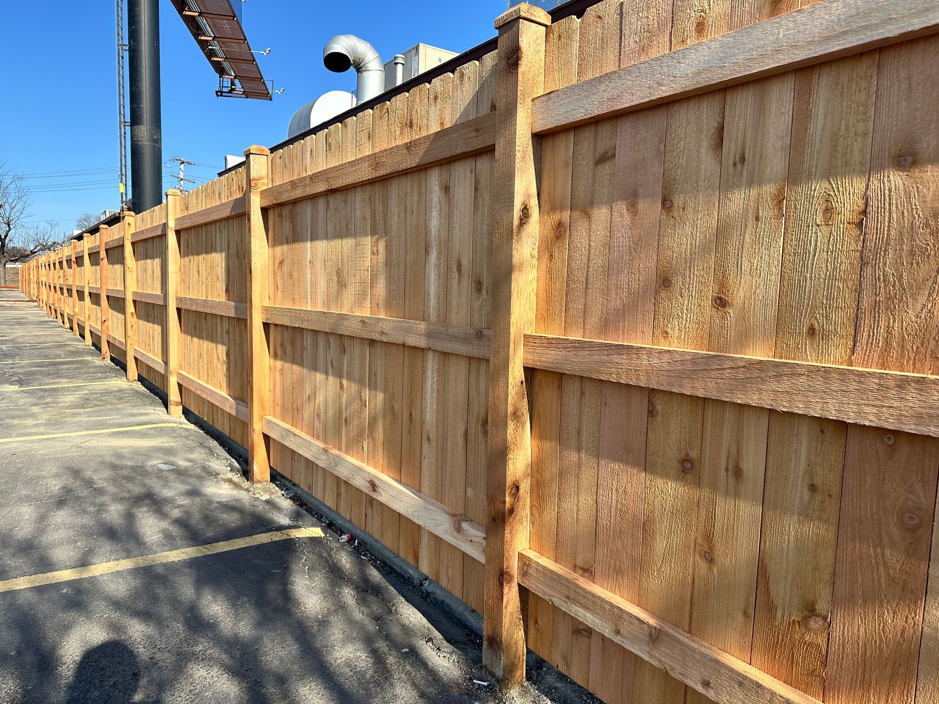 cedar fence installation Illinois