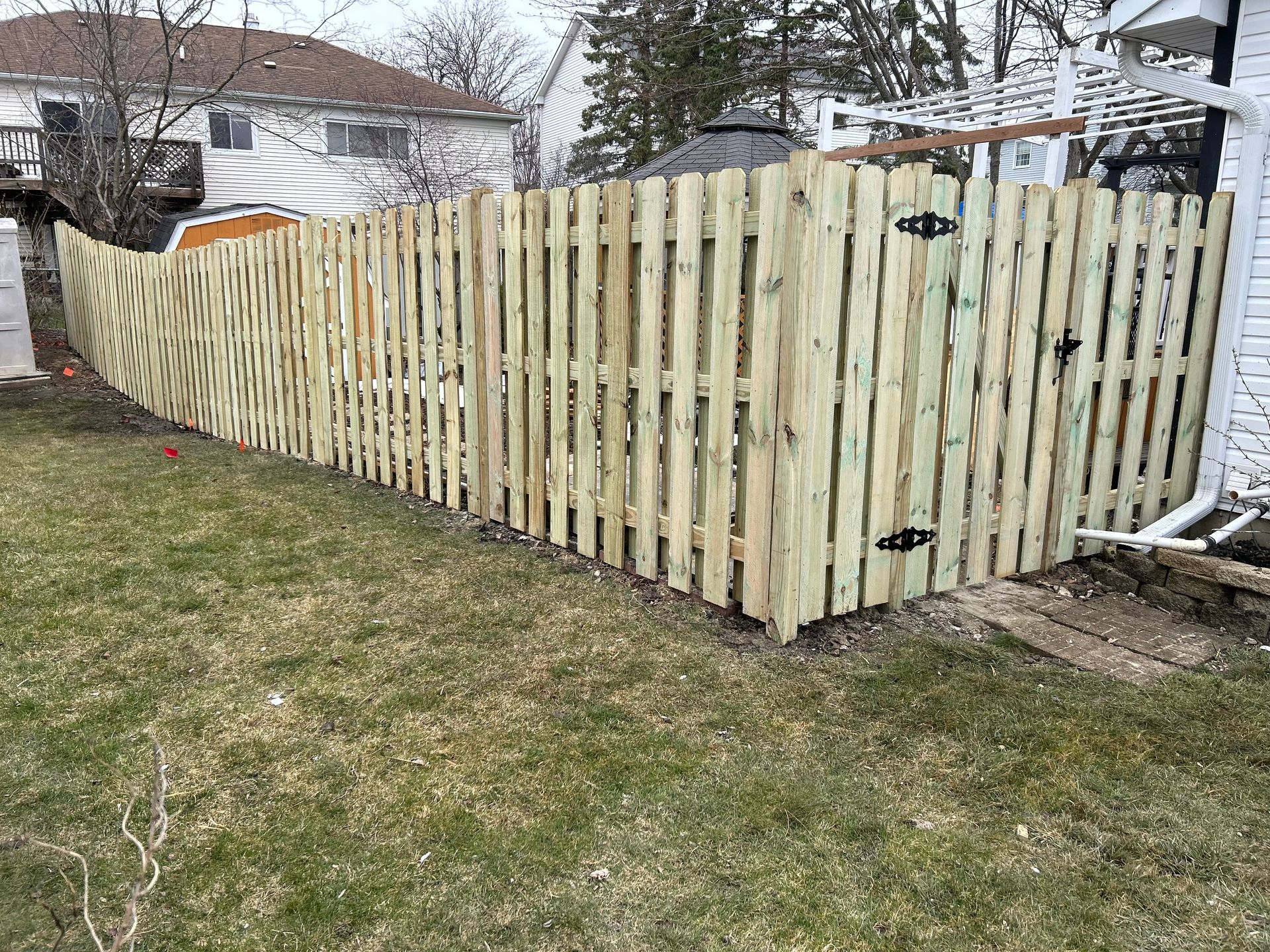 Pressure treated pine fence company illinois