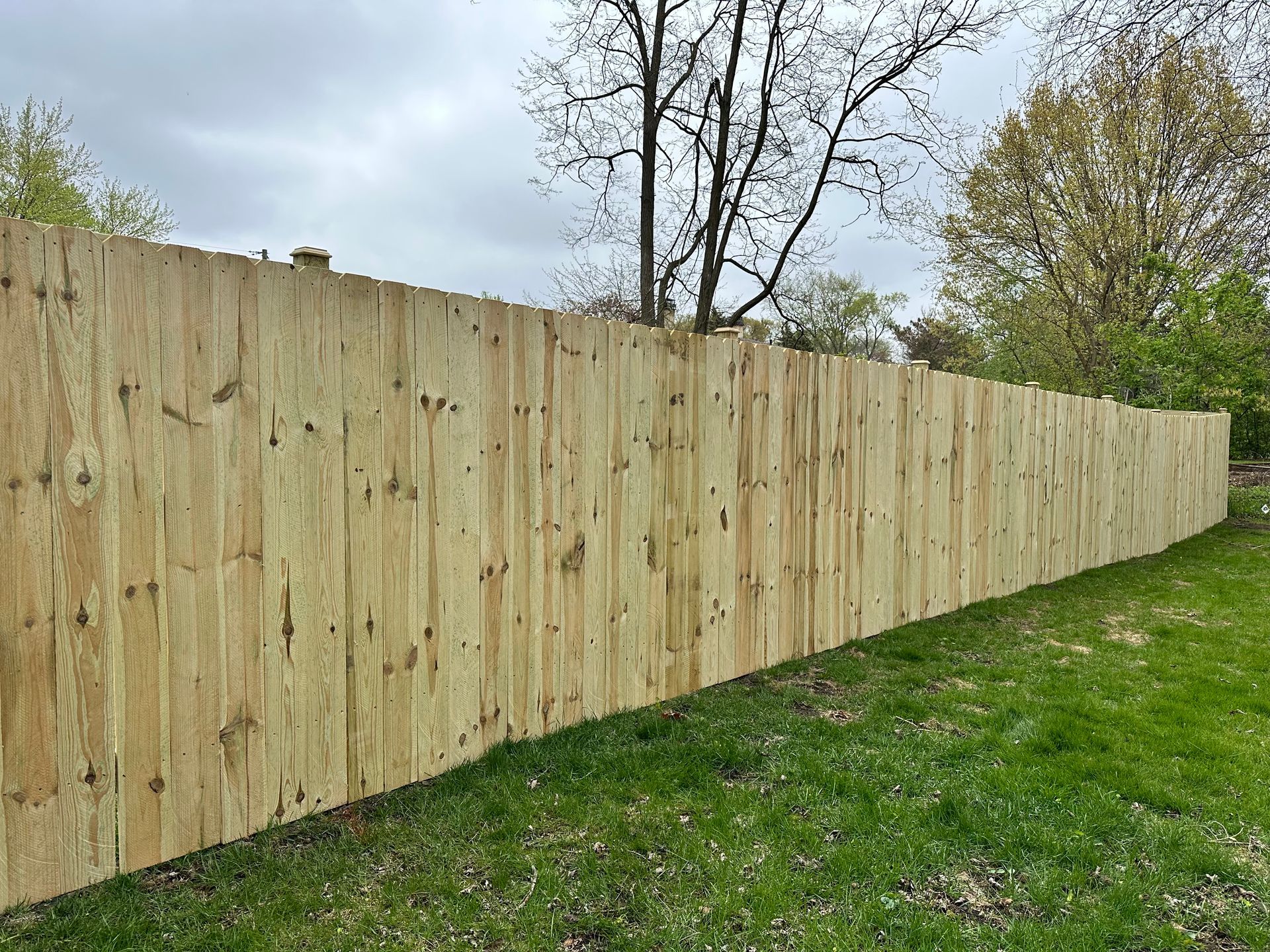 treated pine fence installation Illinois