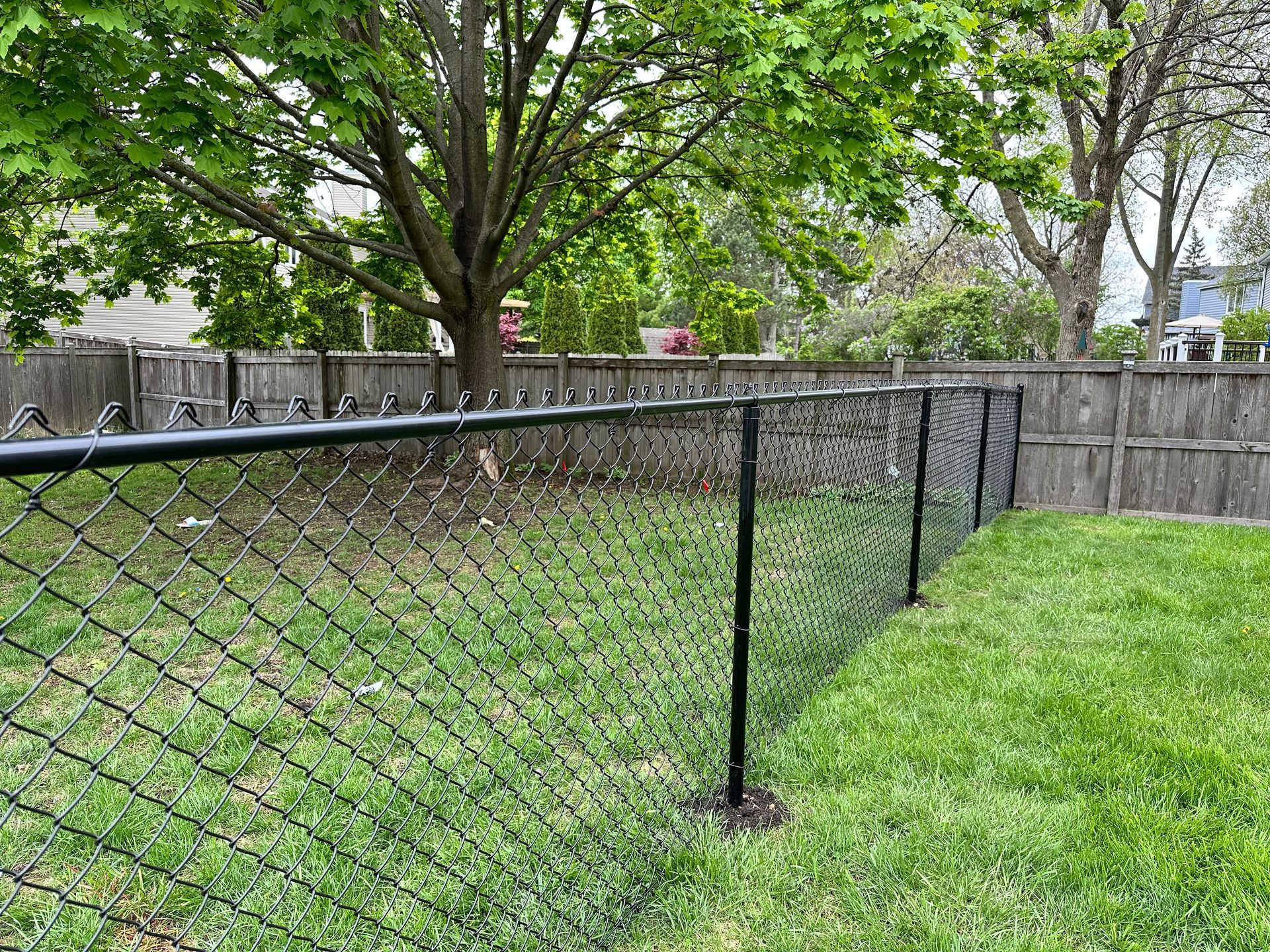chain link fence installation Illinois
