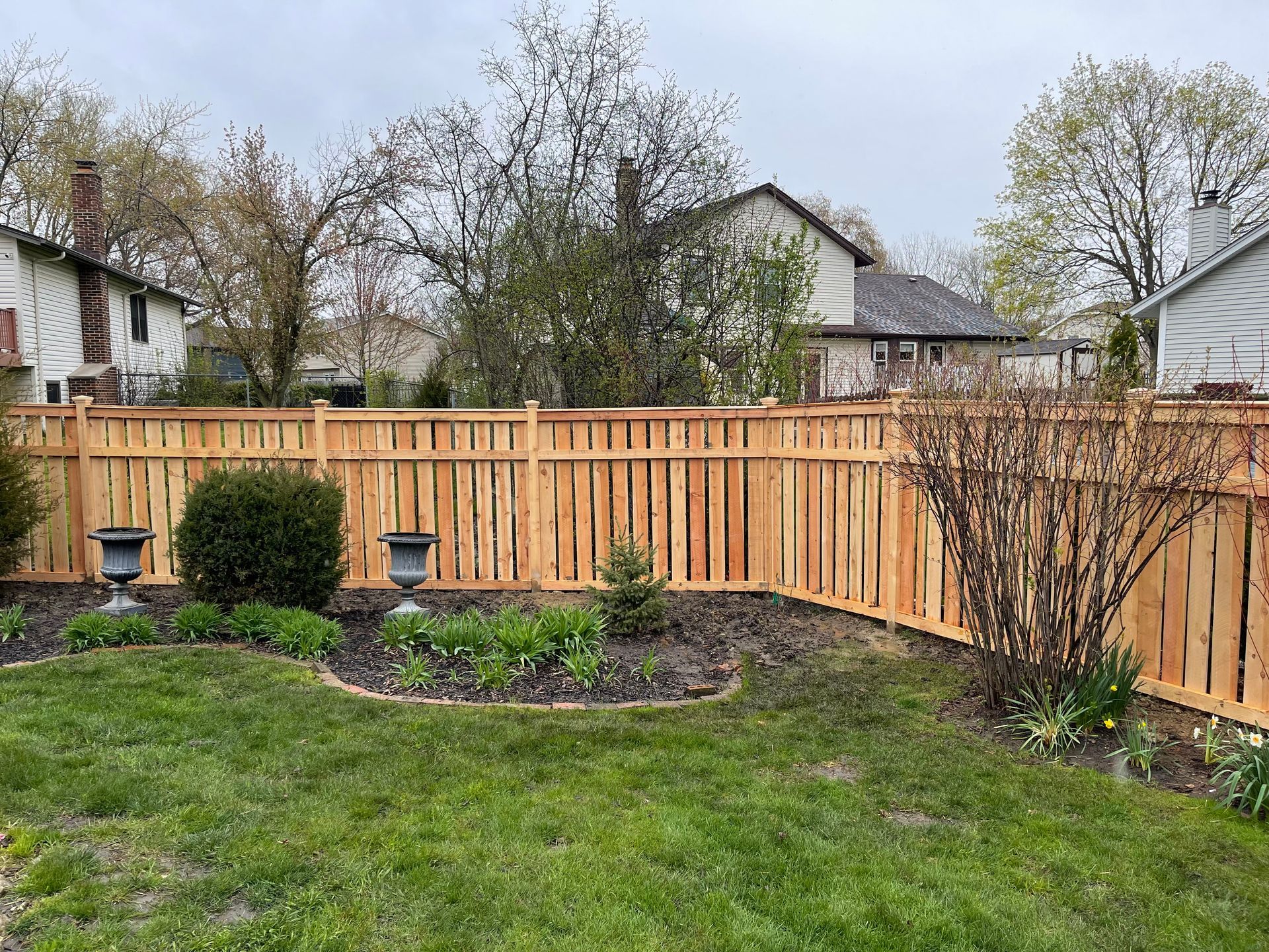 cedar fence installation illinois