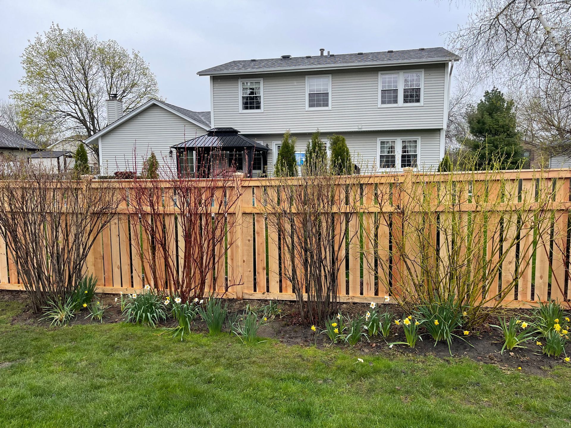 cedar fence installation illinois