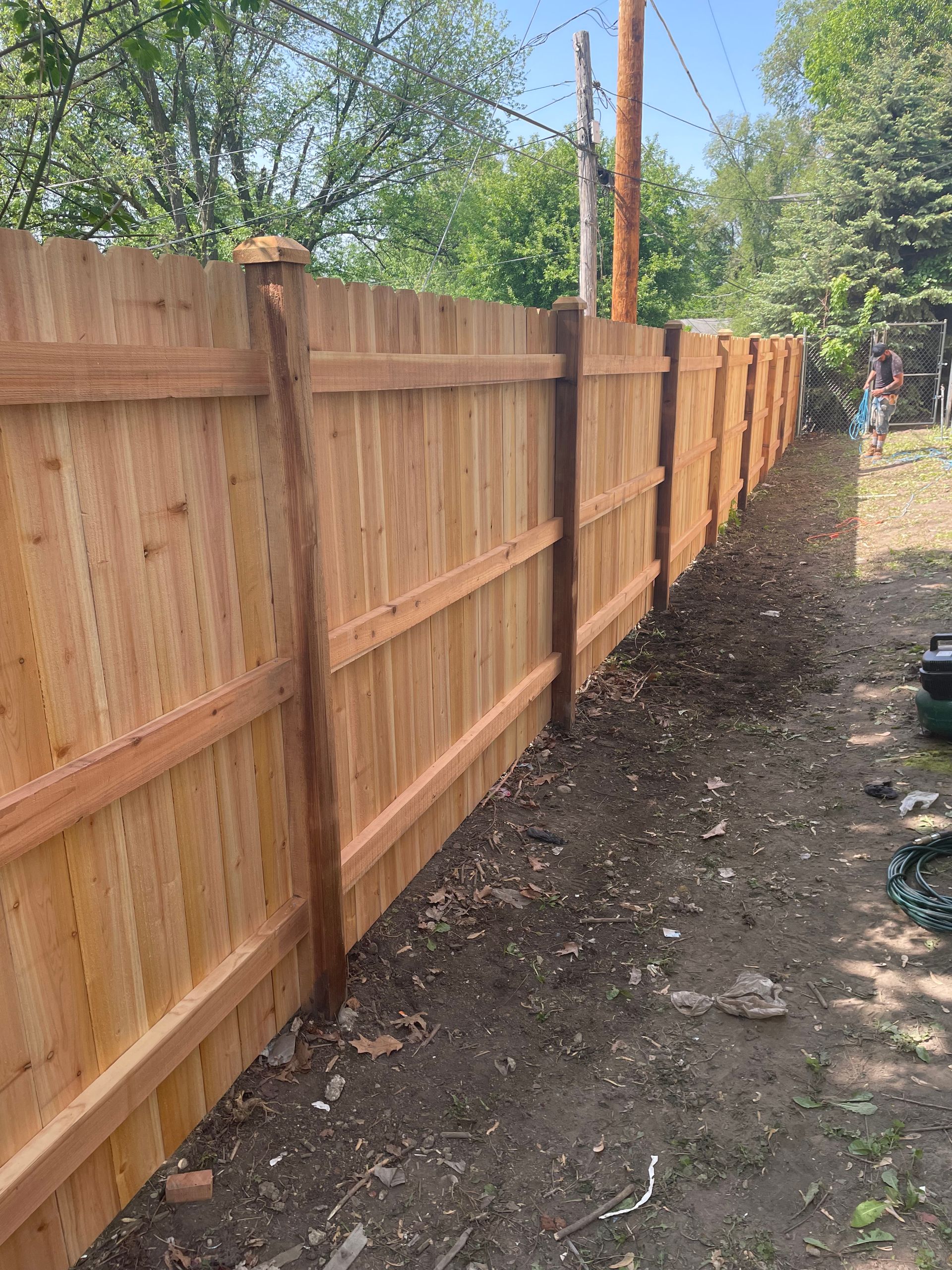 cedar fence installation illinois