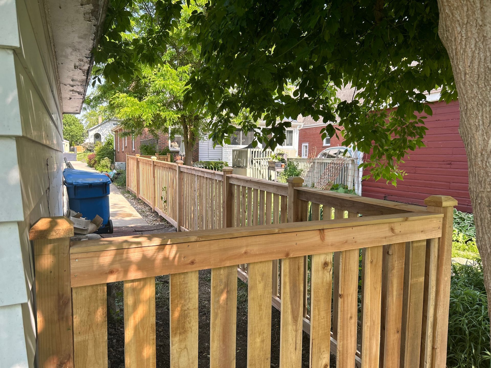 cedar fence installation illinois