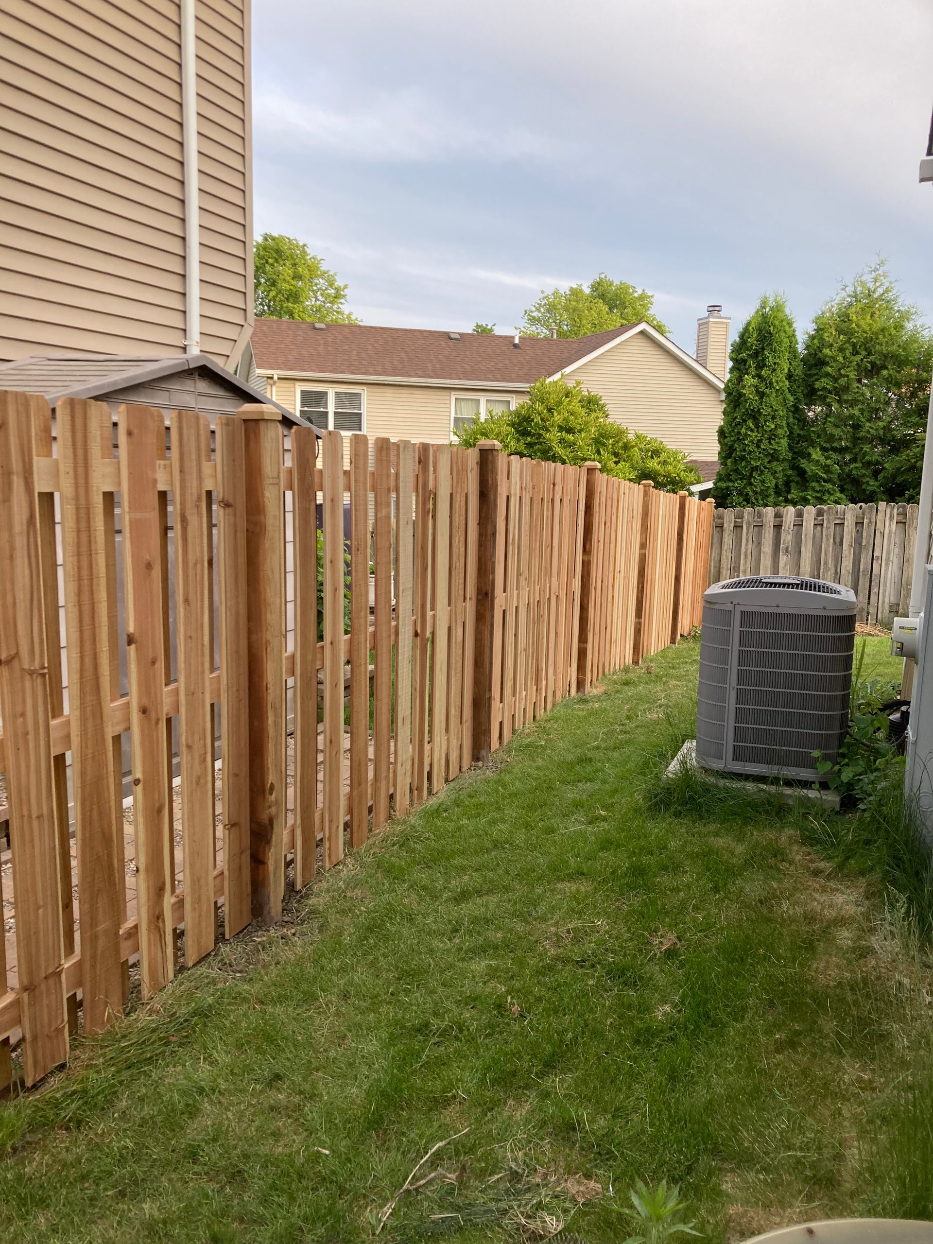 cedar fence installation illinois