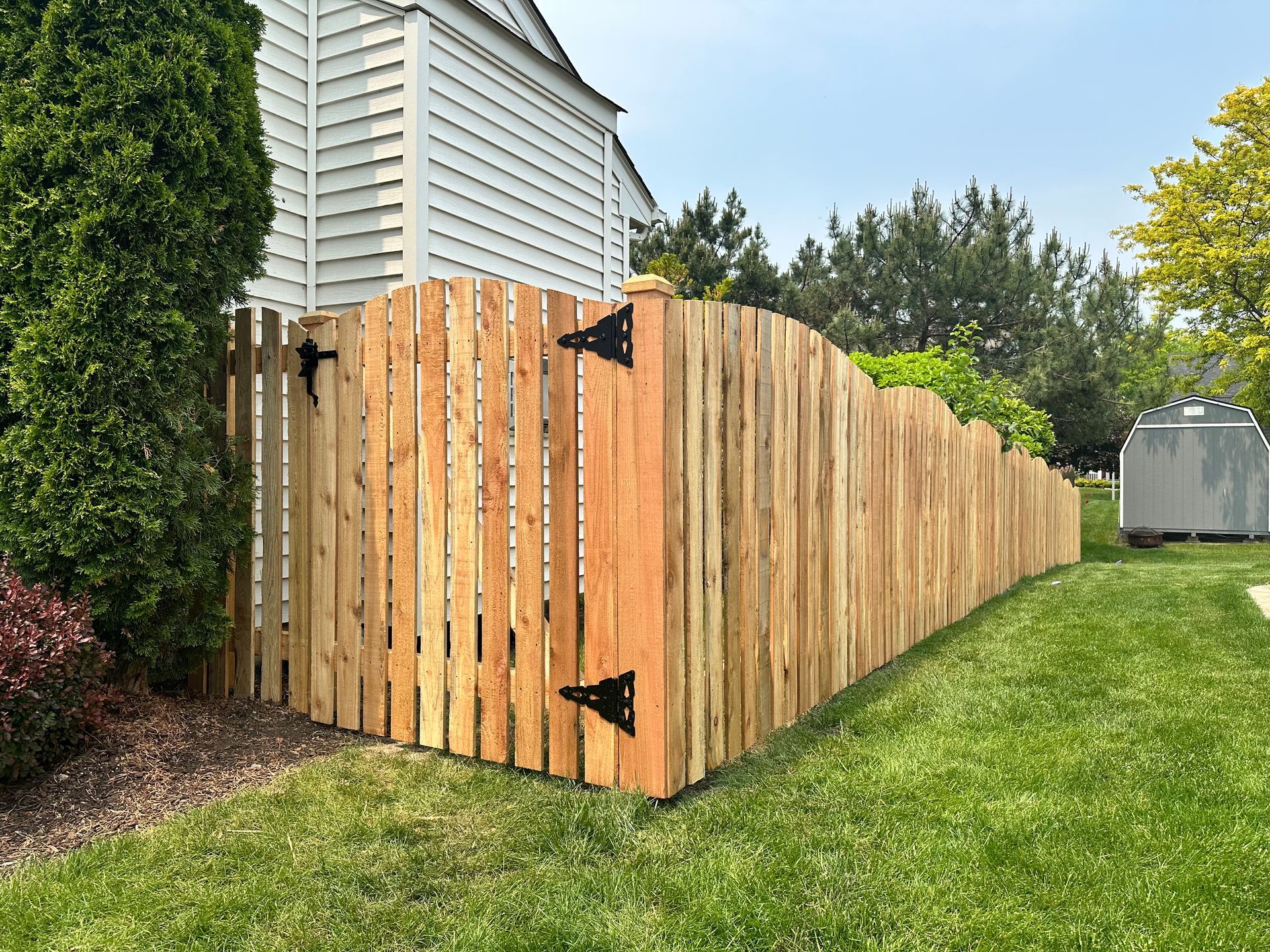 cedar fence installation Illinois