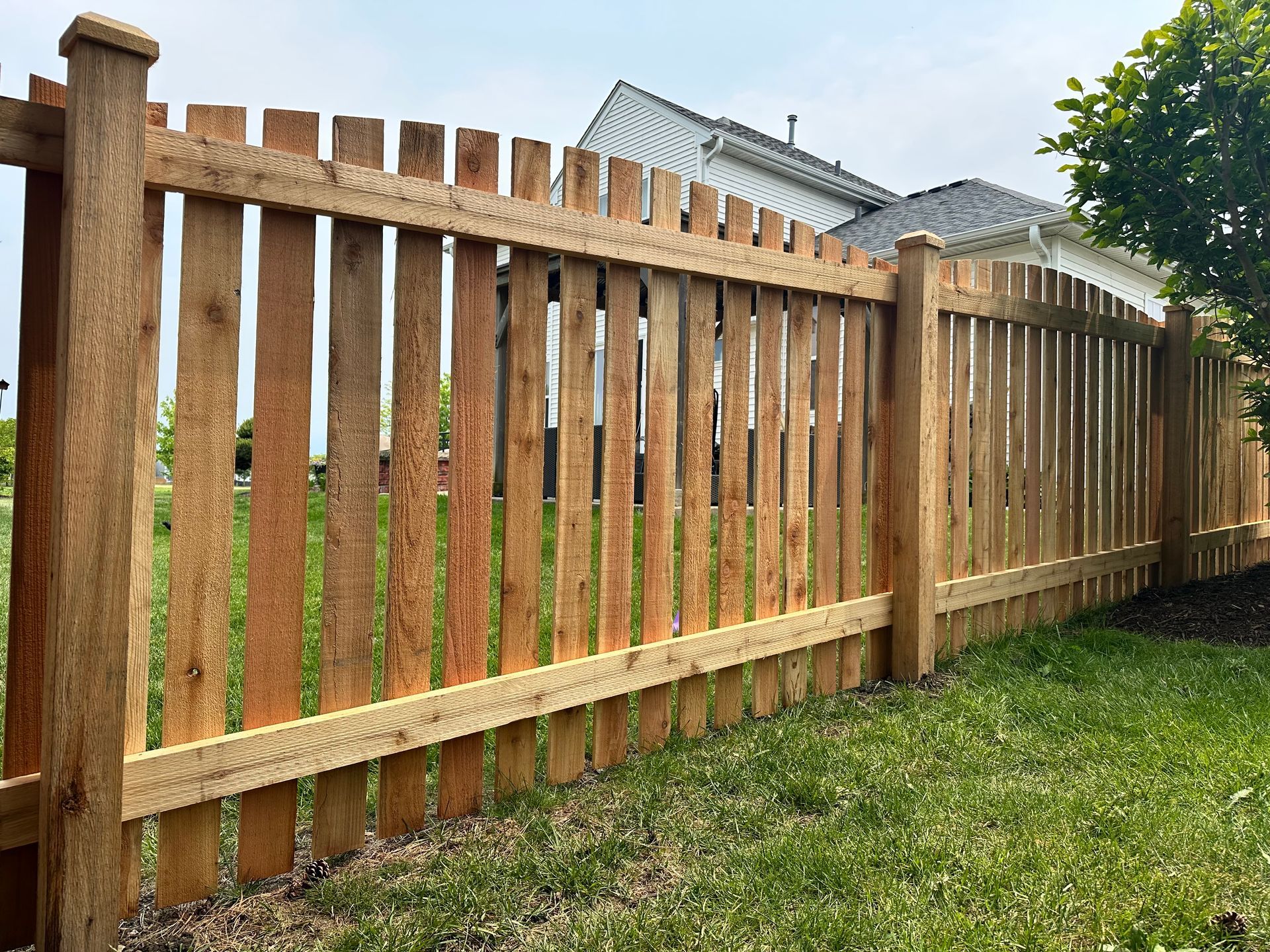 cedar fence installation Illinois