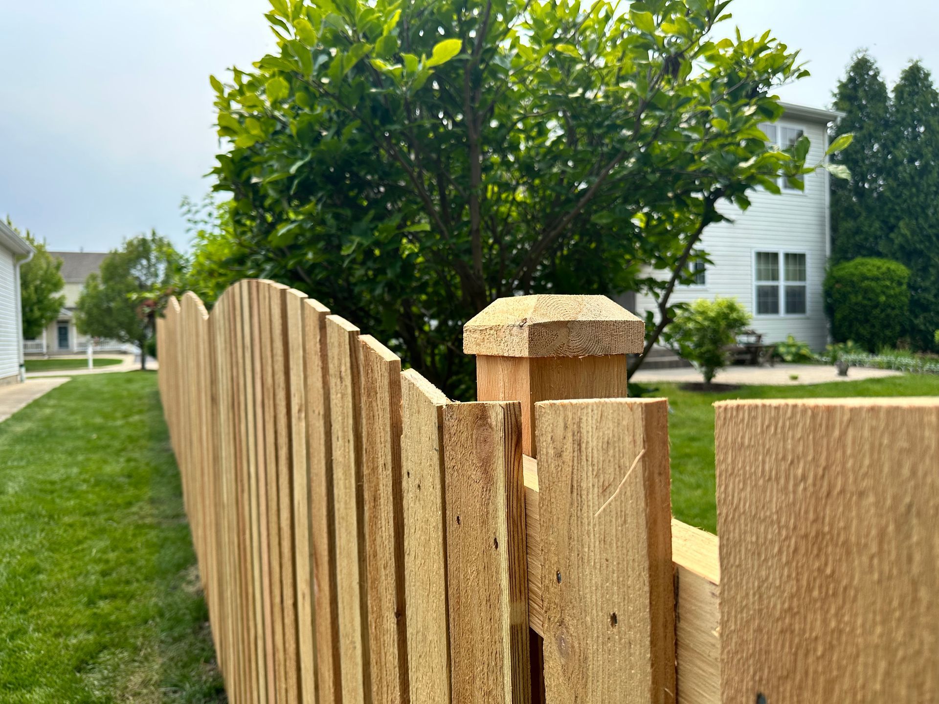 cedar fence installation Illinois