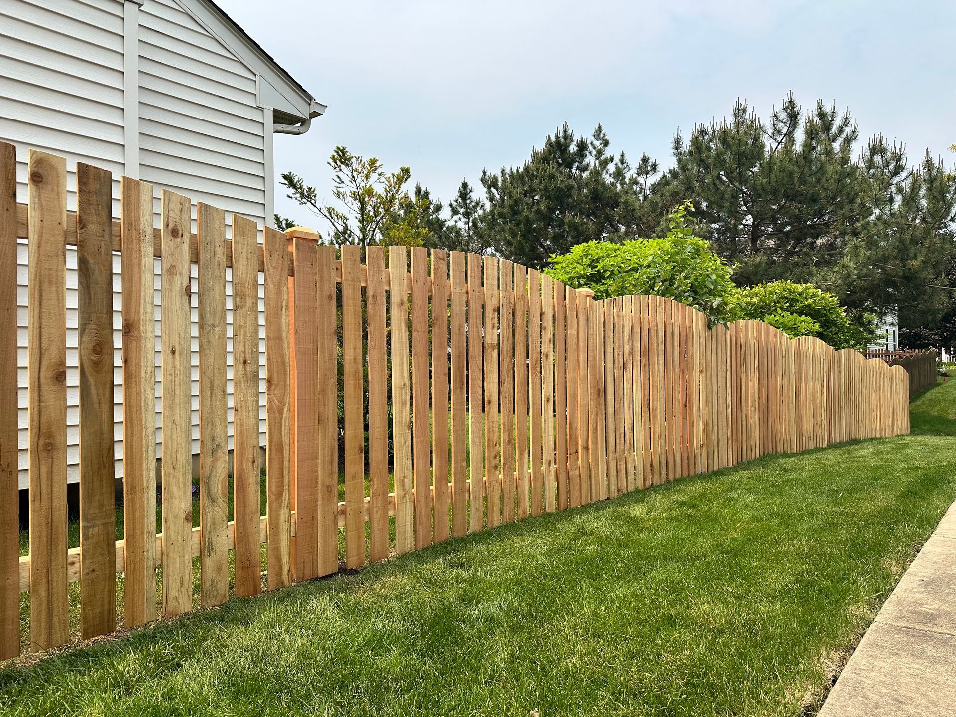 cedar fence installation Illinois