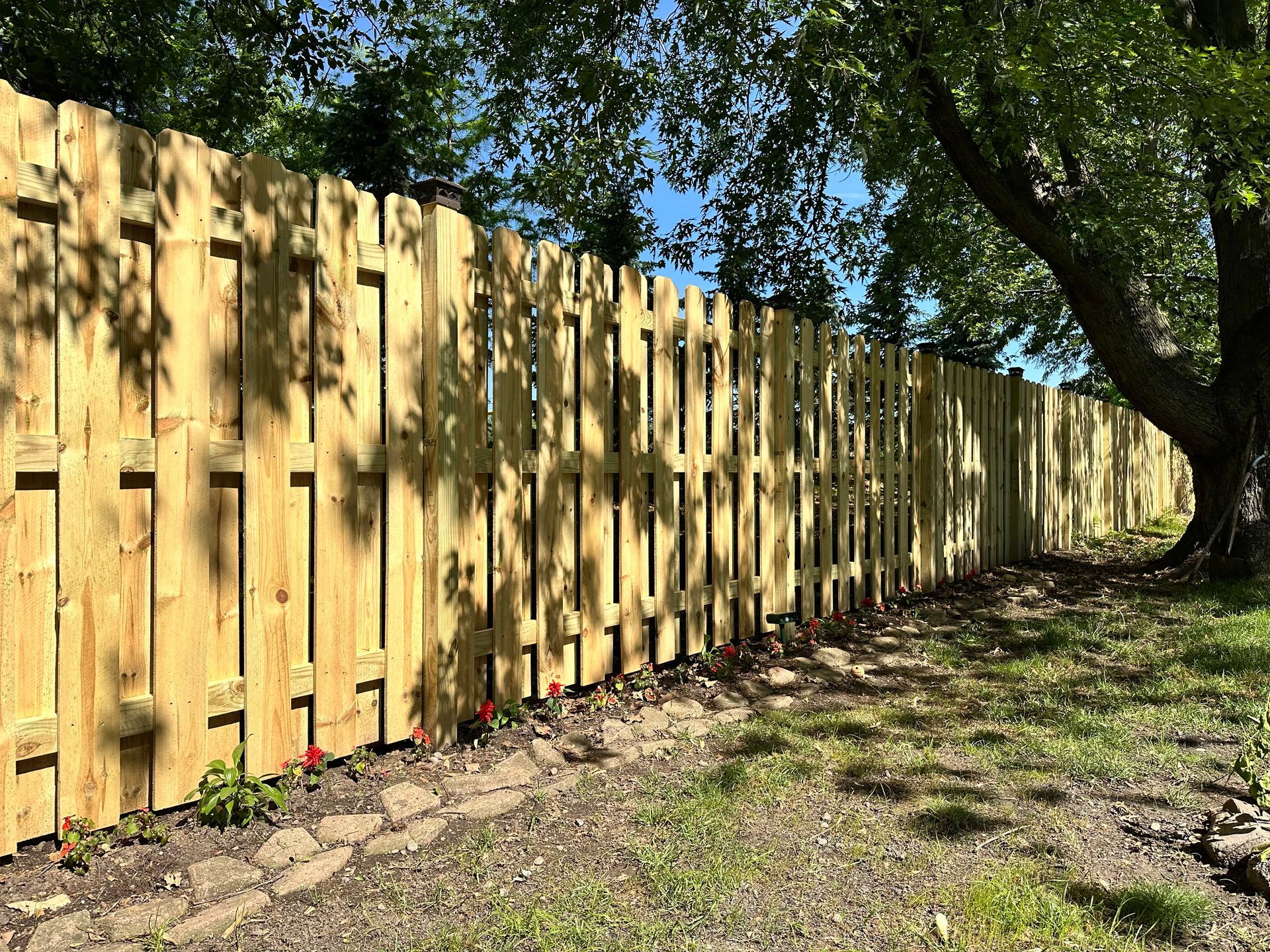 treated pine treated pine wood fence installation Illinois fence installation Illinois