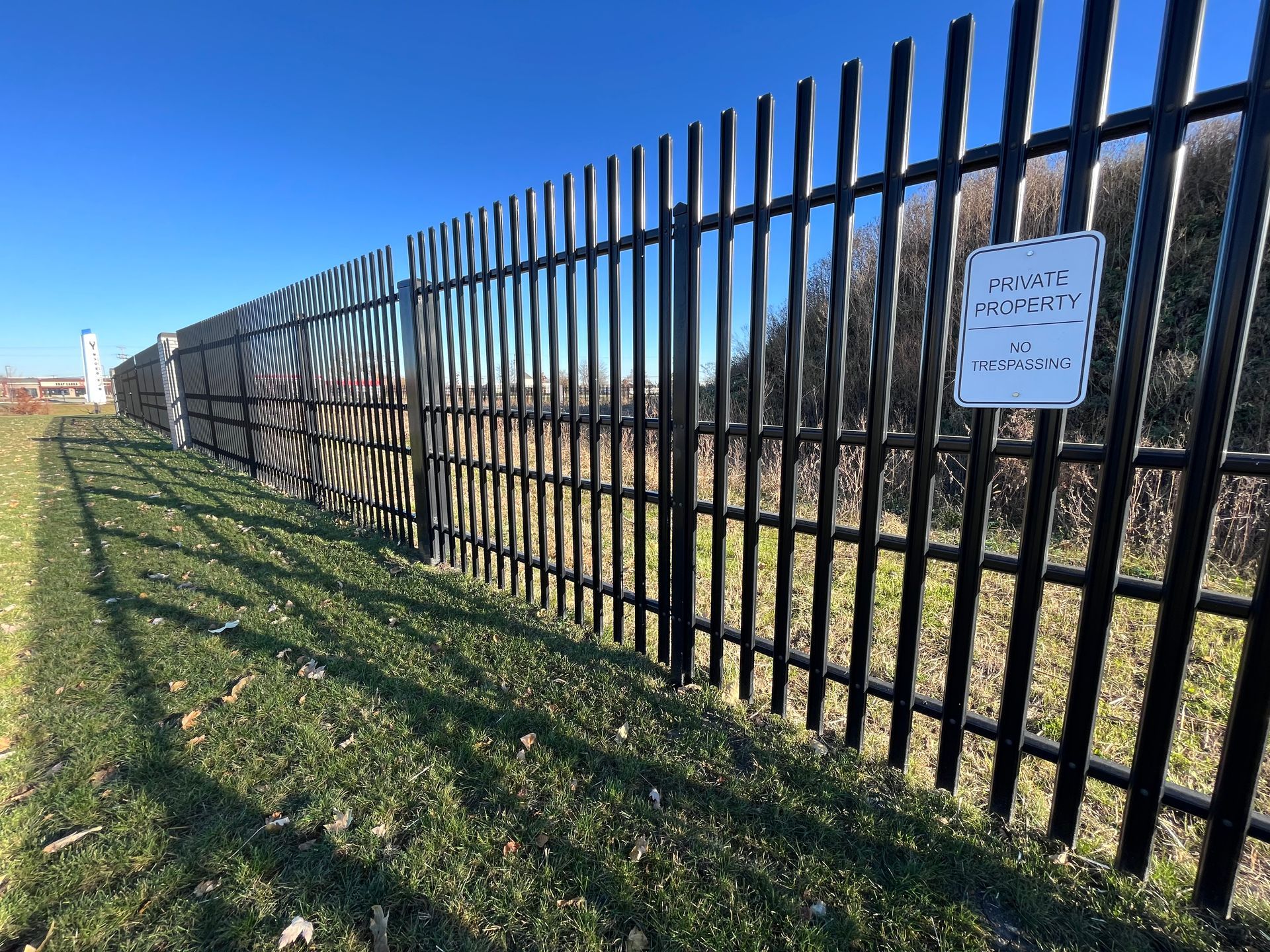 Commercial Metal Fence Installation Illino