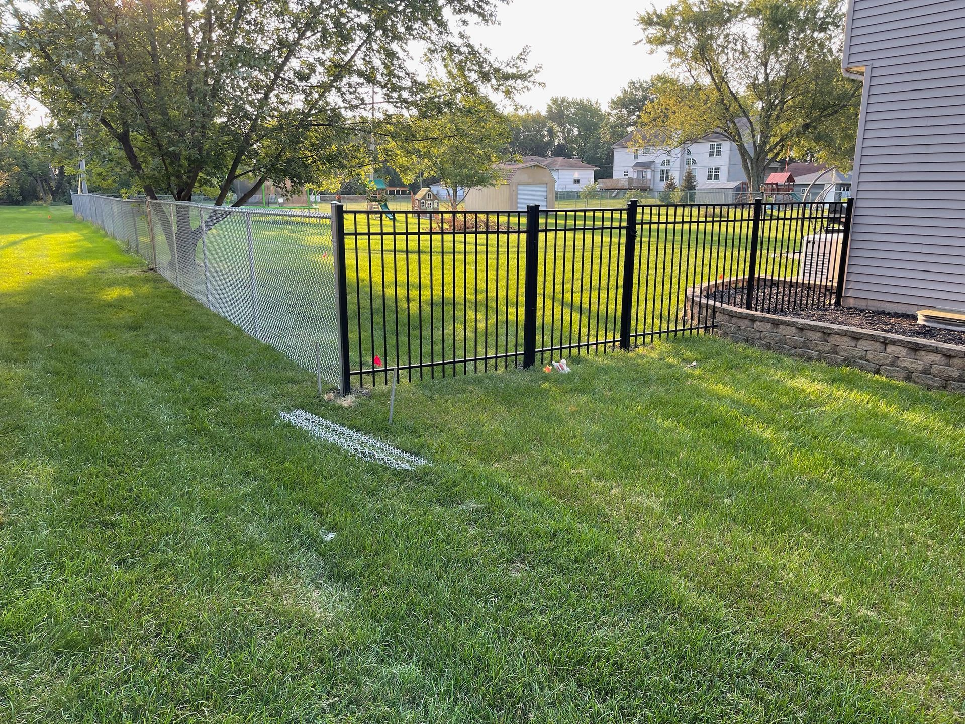 chain link fence installation Illinois