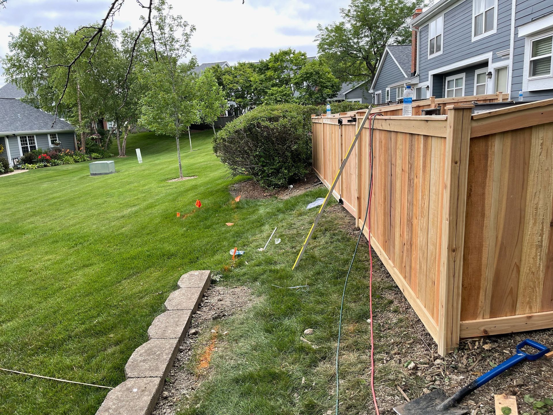 cedar fence installation illinois