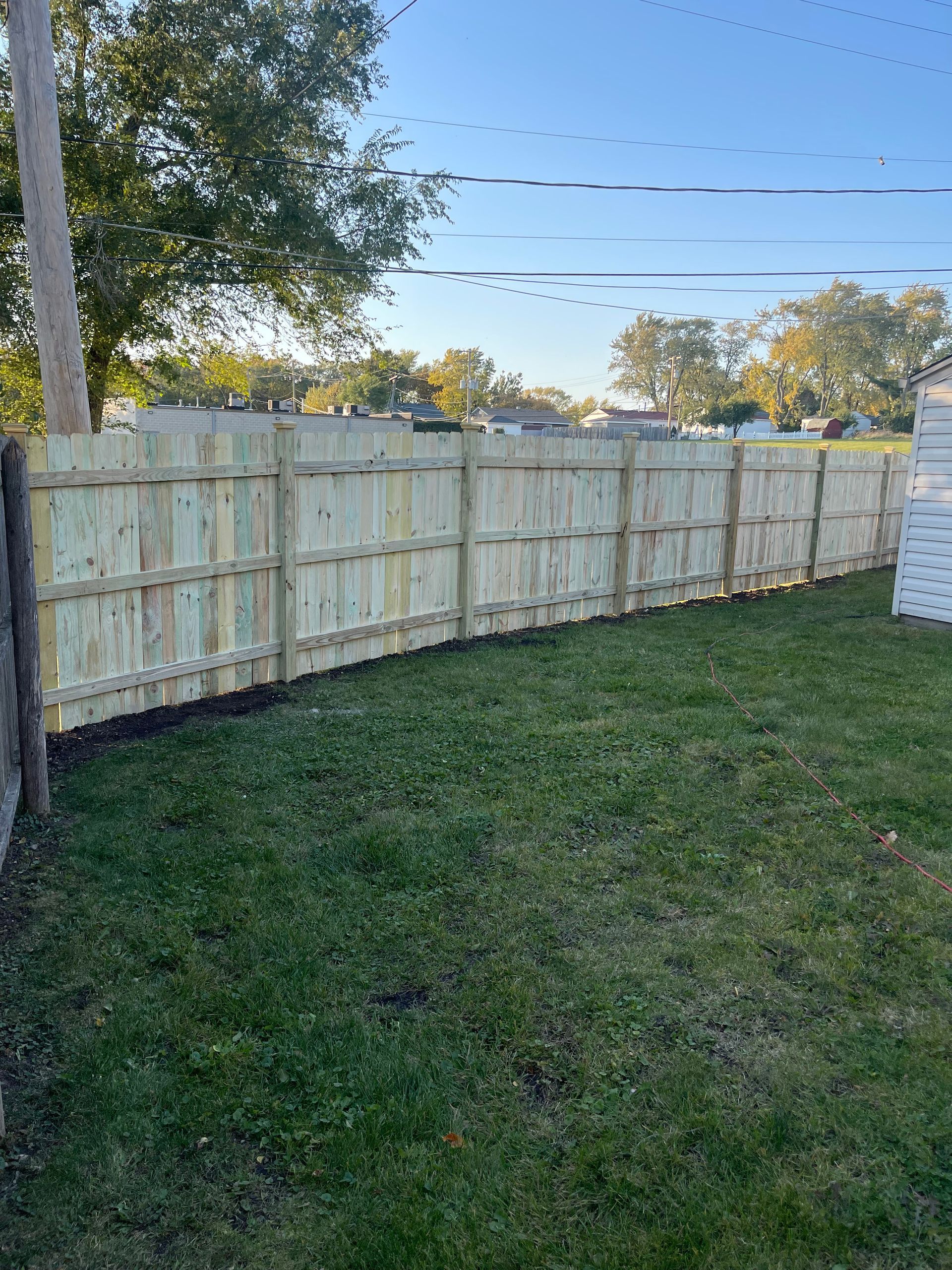 Pressure treated pine fence company illinois