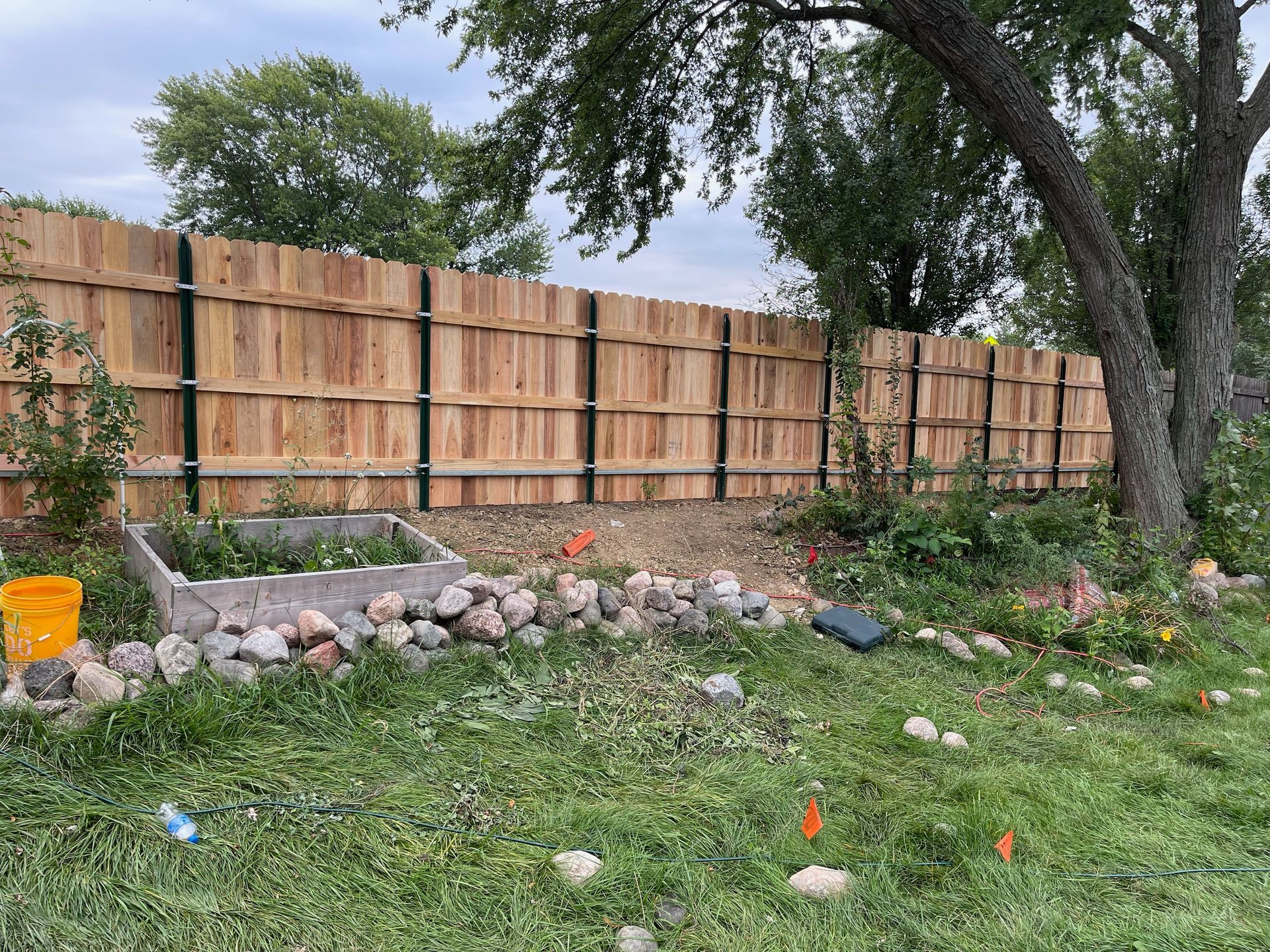 cedar fence installation illinois