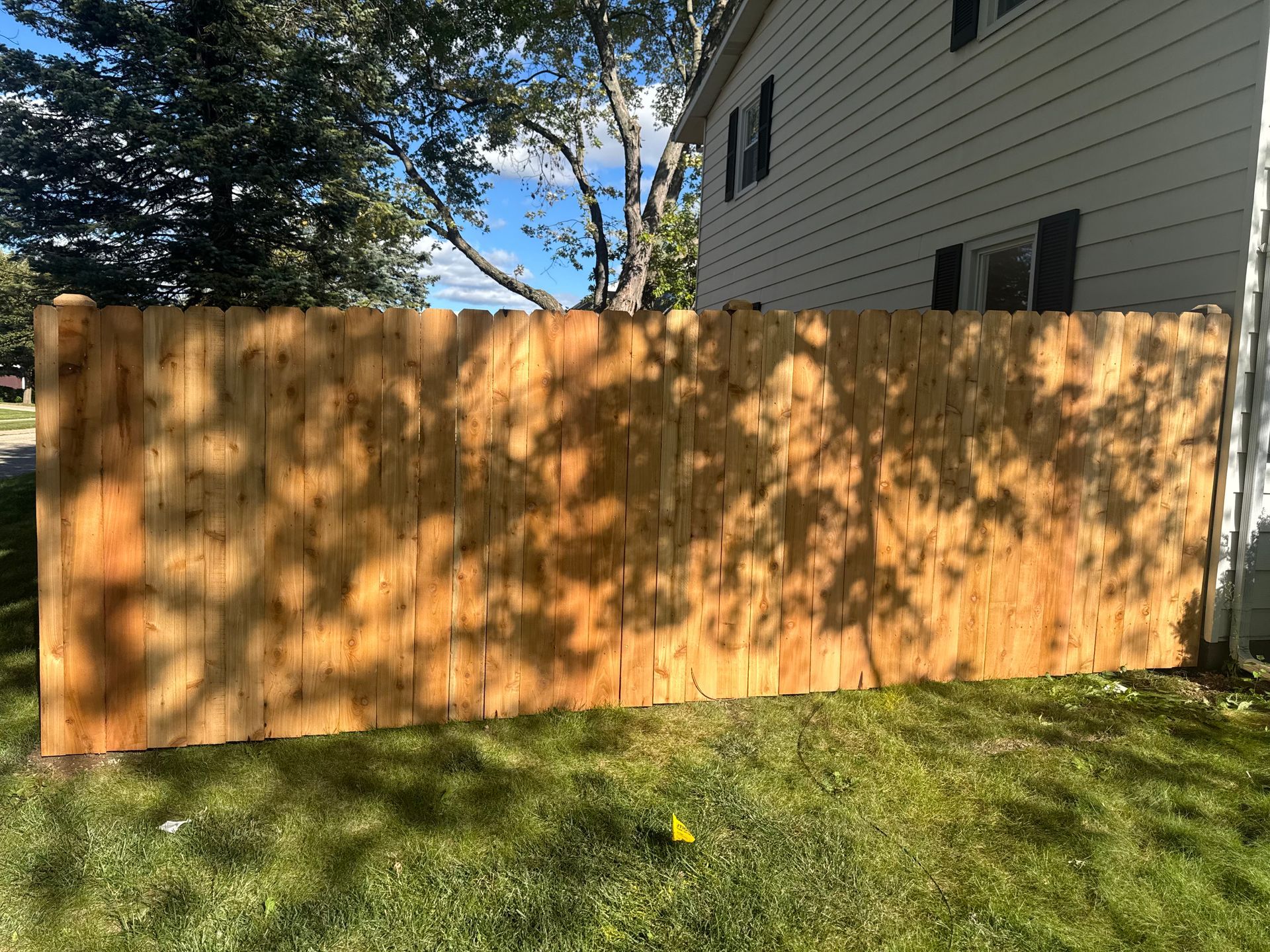 cedar fence installation Illinois