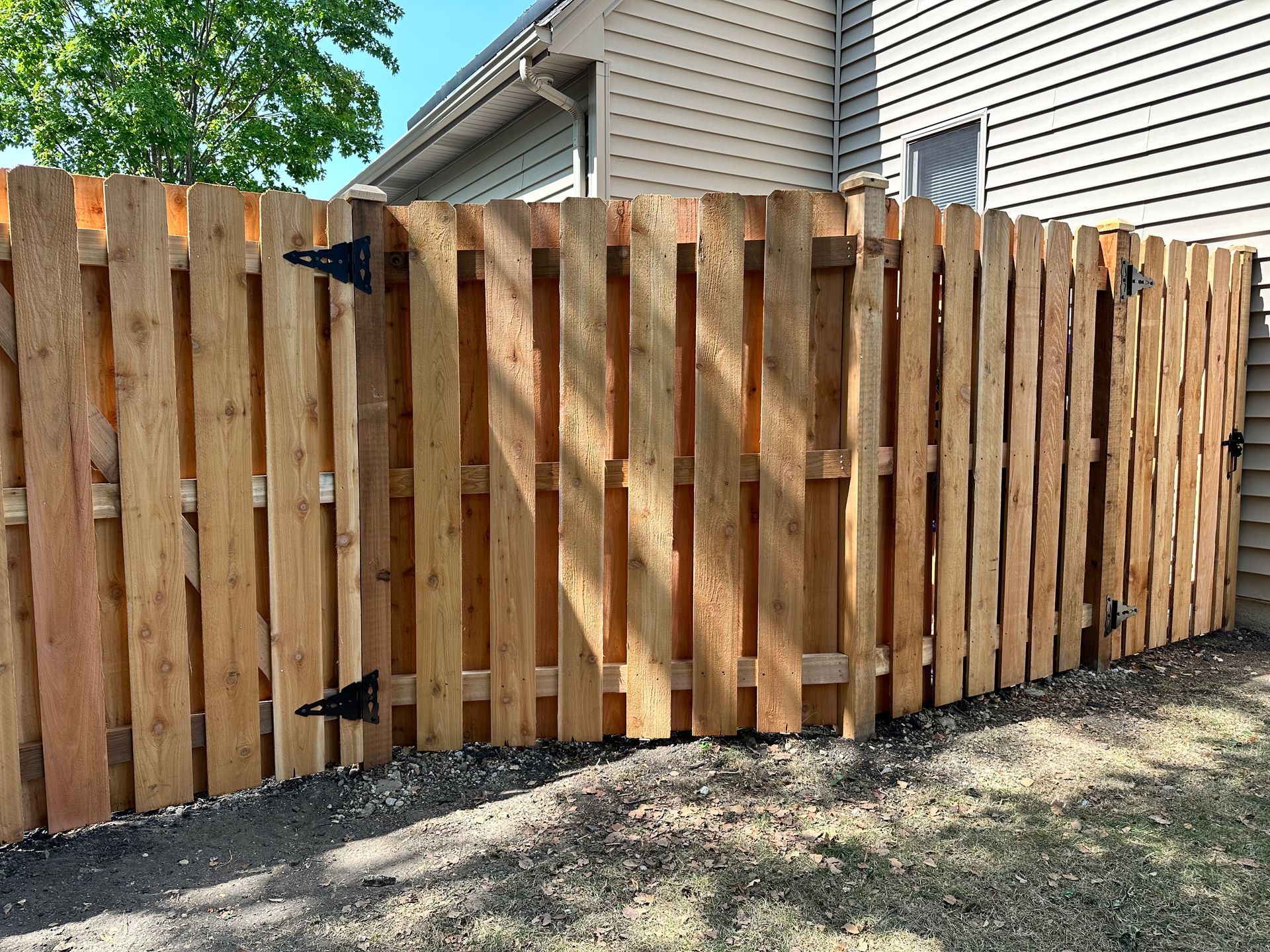 cedar fence installation Illinois