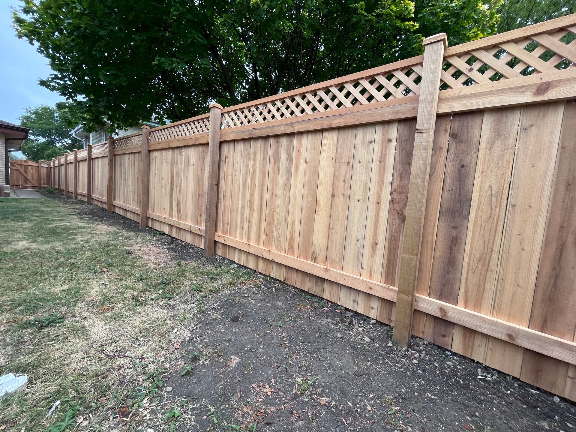 cedar fence installation illinois