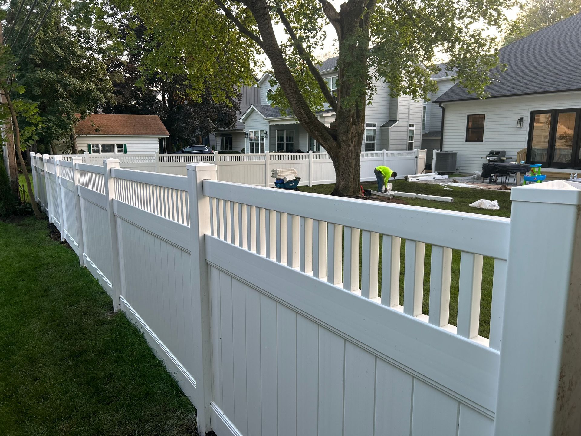 vinyl fence installation illinois