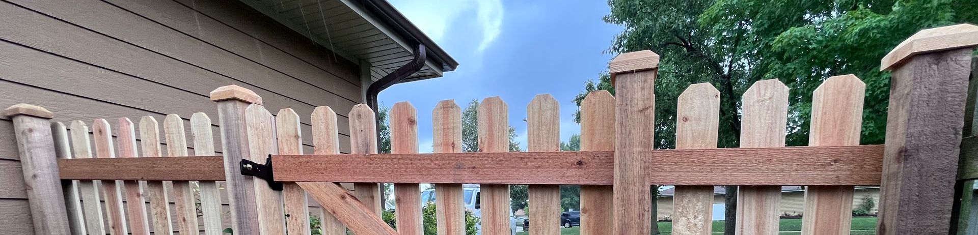 fence post caps installation illinois