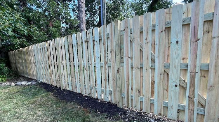 pressure treated pine fencing