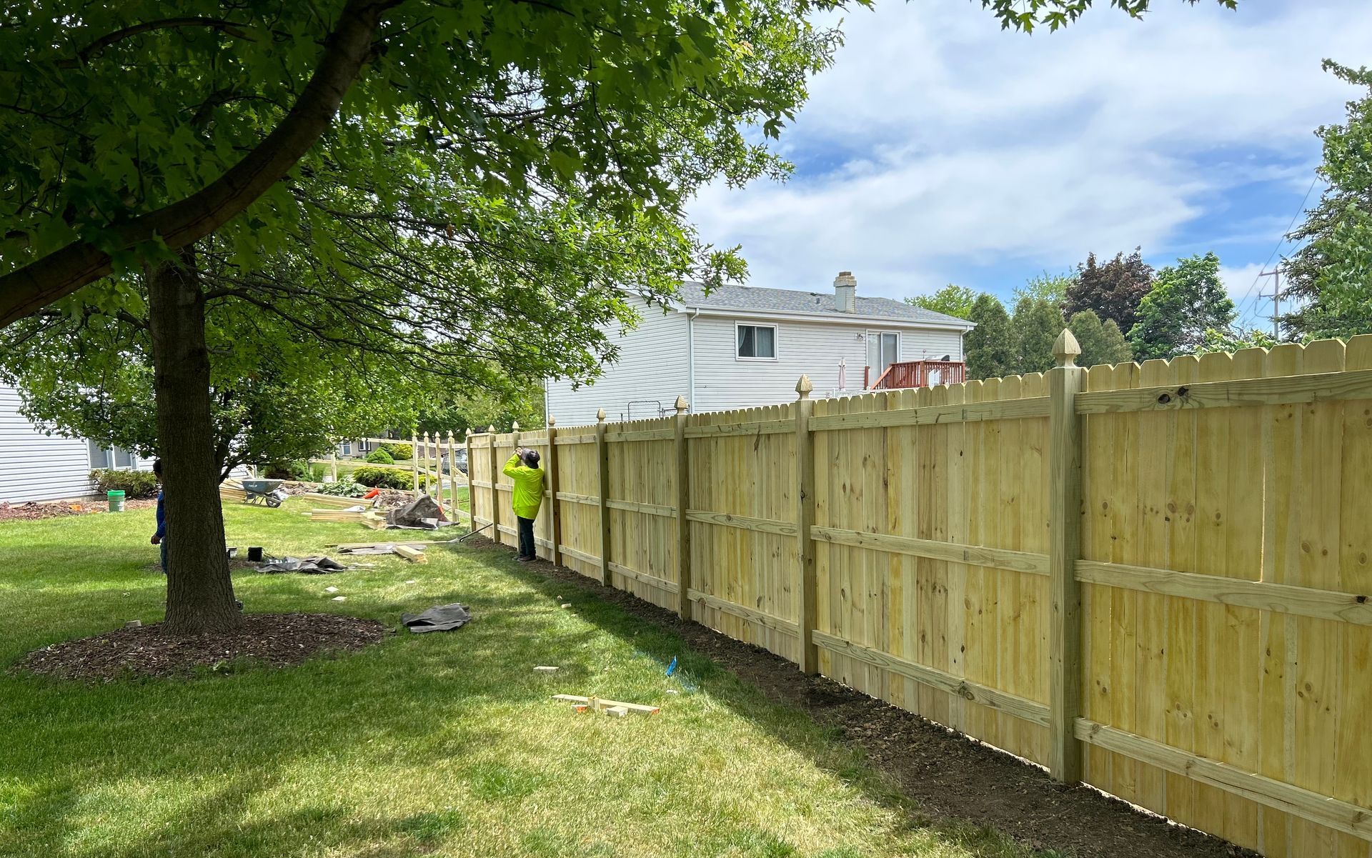 Pressure treated pine fence company illinois