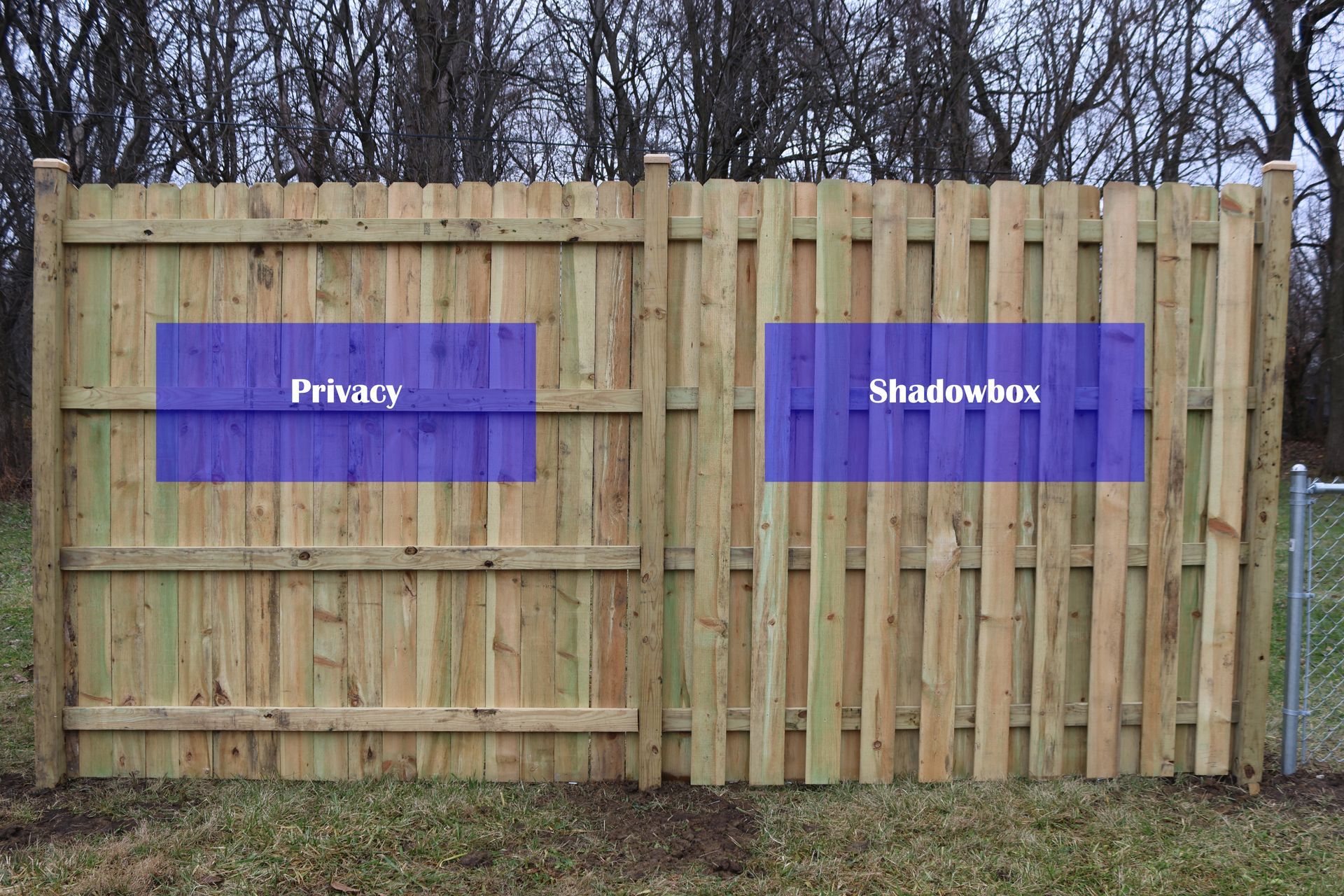 wood fence styles