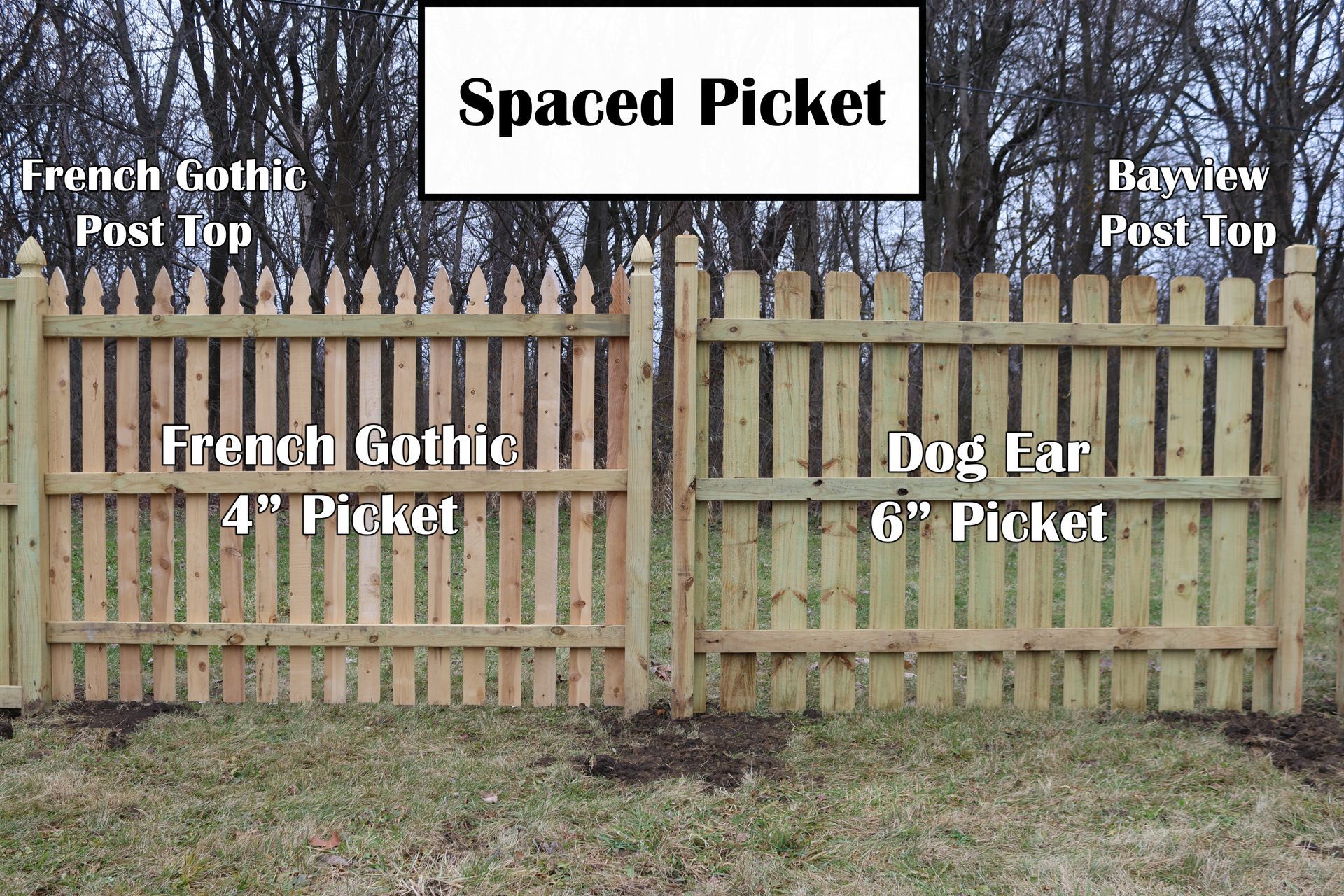 Spaced Picket Fence installation illinois