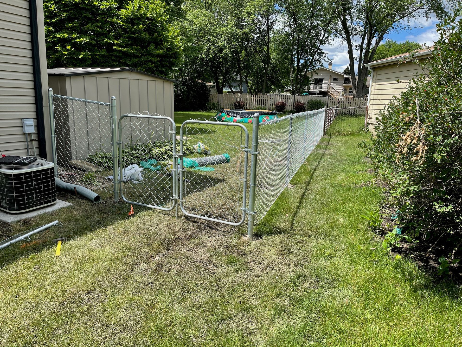 chain link fence installation Illinois