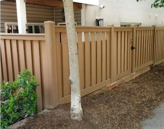 trex fencing composite installation fence illinois