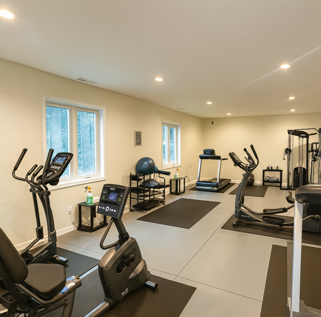 Photo of a gym with a wide range of equipment