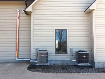 Air conditioning installed at residential