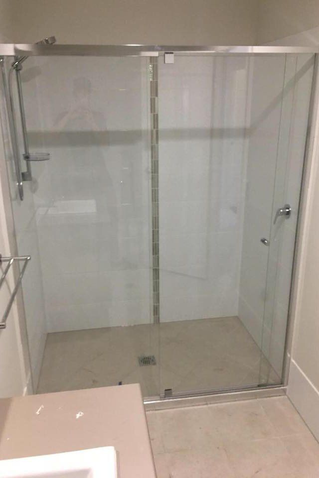 Frameless Fixed Panel Shower — Gold Coast Shower Screens in Coombabah QLD