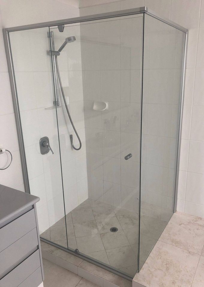 Semi-Frameless Shower — Gold Coast Shower Screens in Coombabah QLD