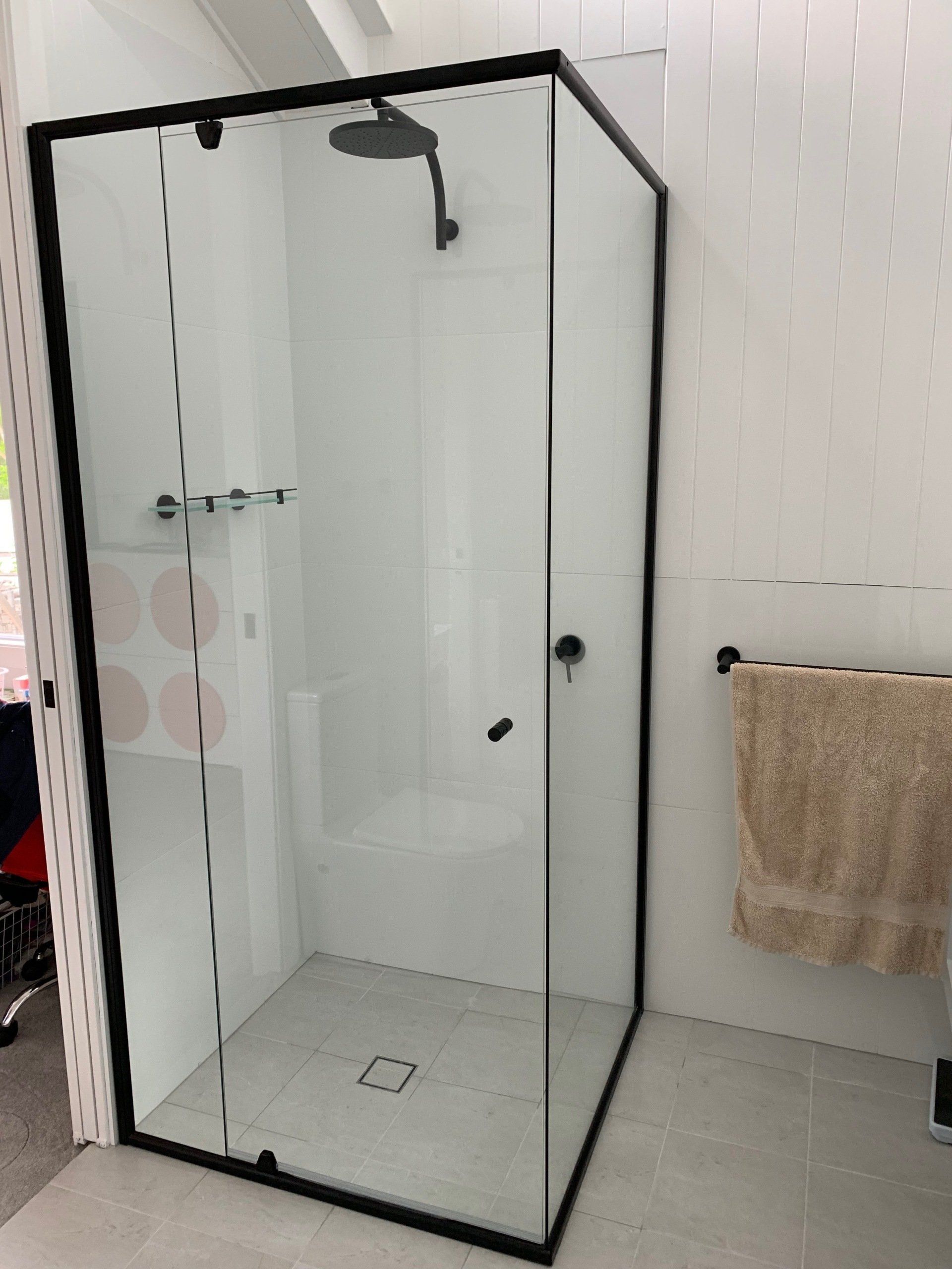 SemiFrameless Shower Screens Gold Coast GC Shower Screens