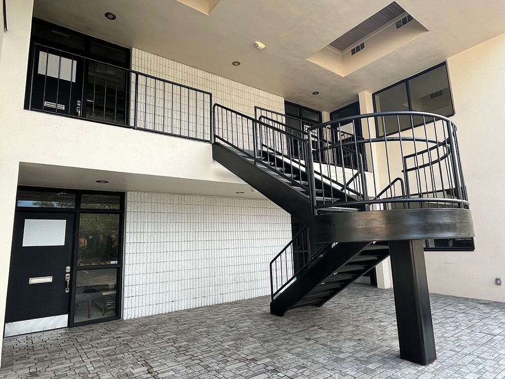 exterior stairs at office building in Tampa, FL