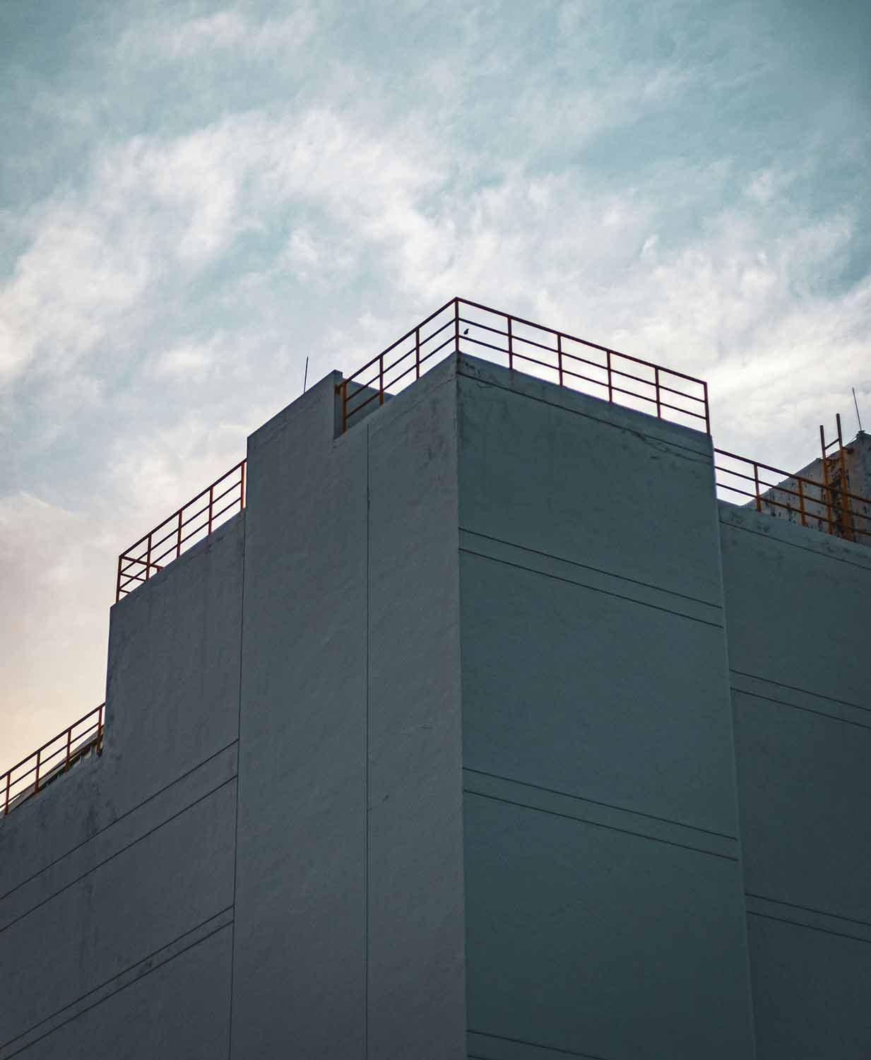 rooftop miscellaneous metal for multi-level building