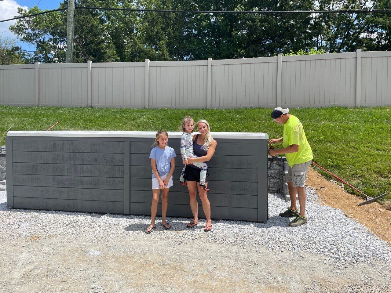 Families —  Swim Spa Full Of Water With Tree At The Background in  Mohnton, PA