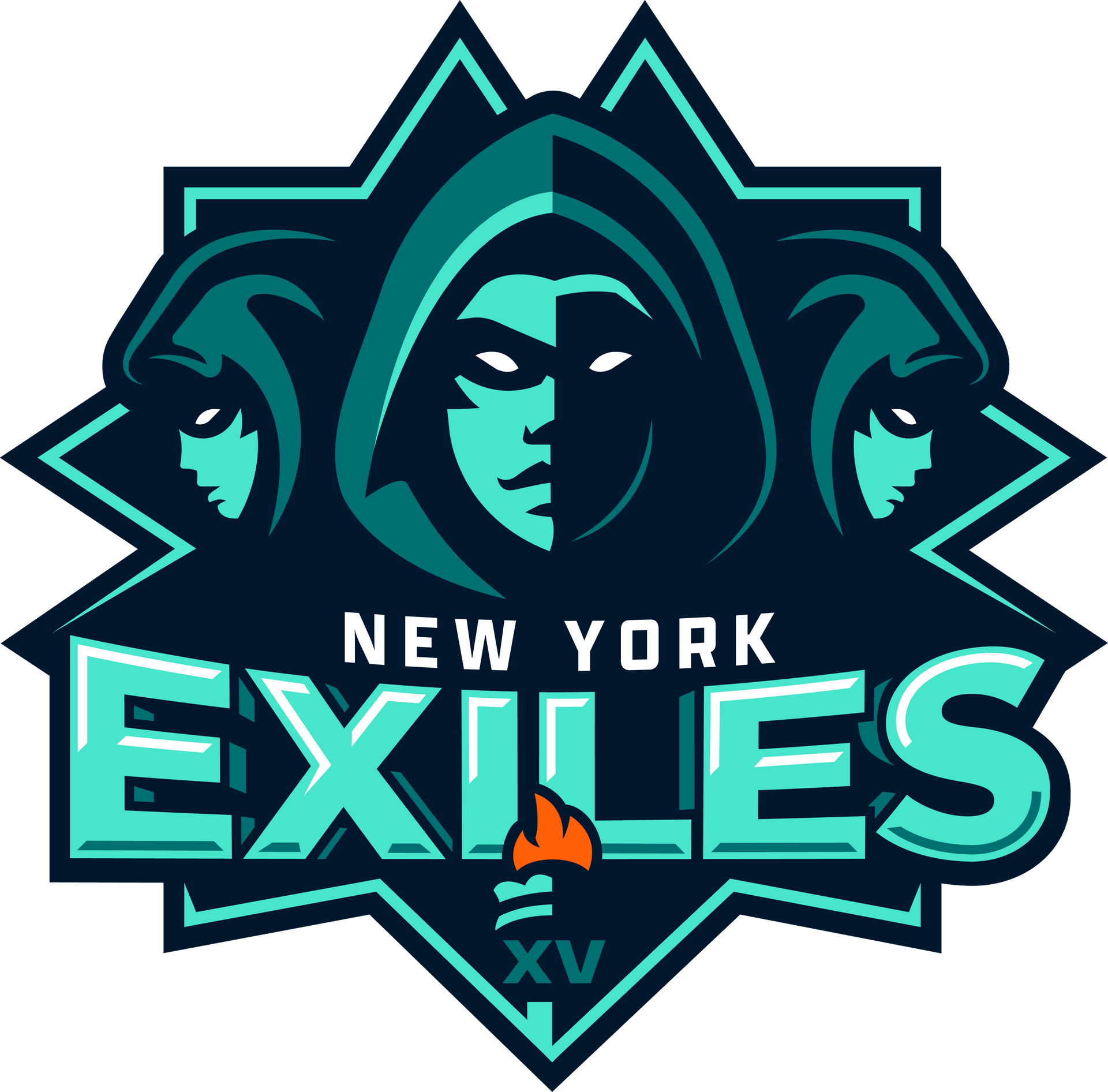A logo for the New York Exiles