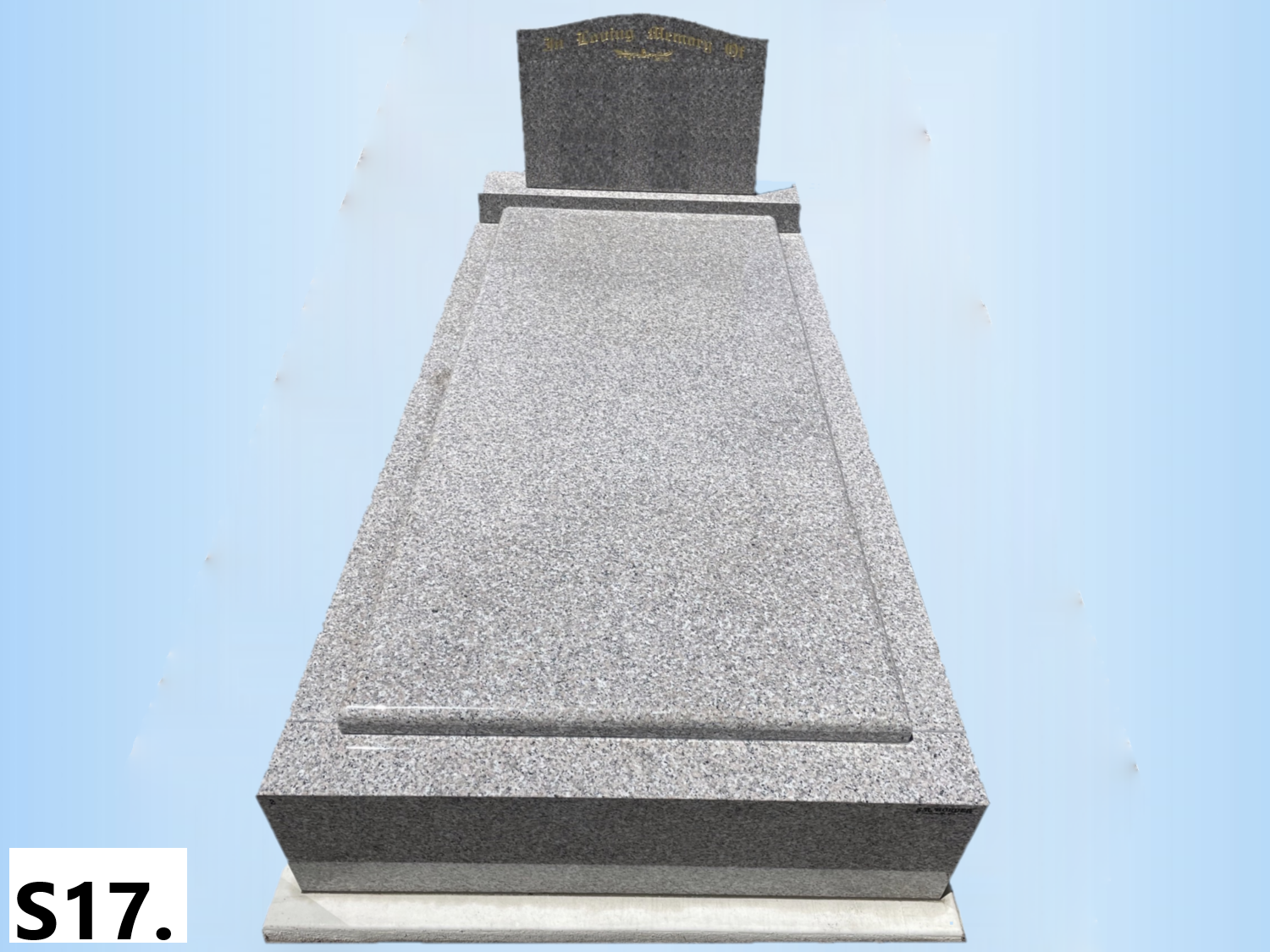 Semi White Marble Single Monument — S.R. Horder Monumental Masons in Rutherford, NSW