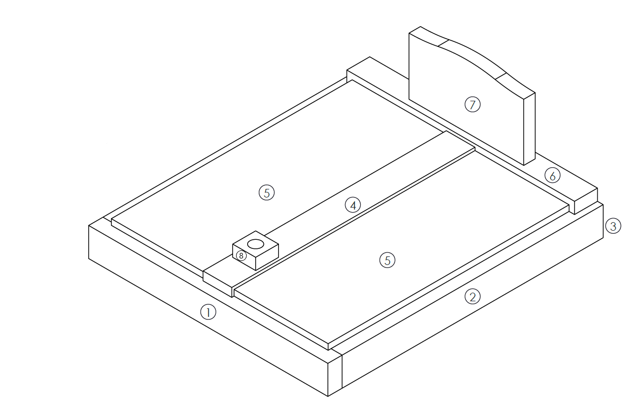 Double Monument Diagram — S.R. Horder Monumental Masons in Rutherford, NSW
