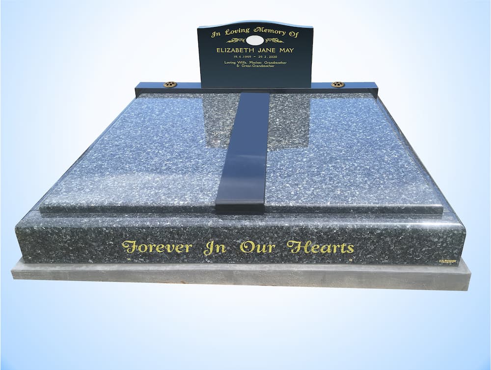 Double Monument Grave Stone — S.R. Horder Monumental Masons in Rutherford, NSW