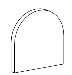 Half Round— S.R. Horder Monumental Masons in Rutherford, NSW