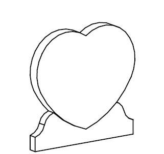 Heart Shape— S.R. Horder Monumental Masons in Rutherford, NSW