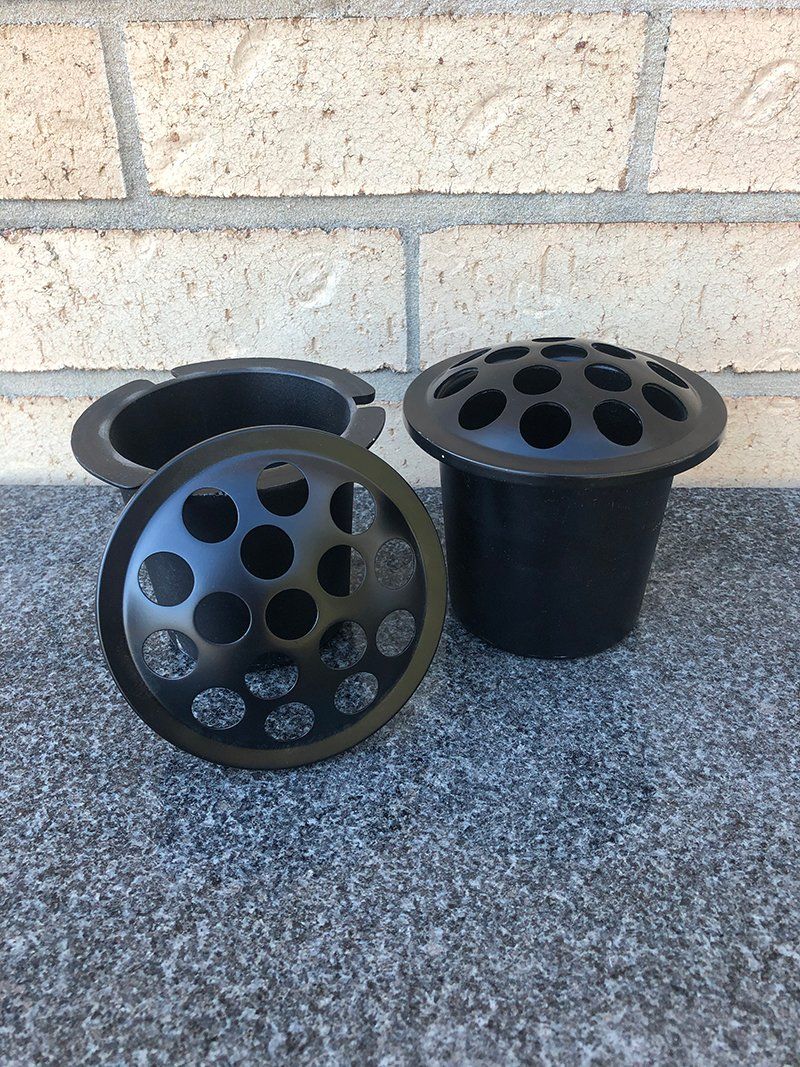 Two Black Vase Insert — S.R. Horder Monumental Masons in Rutherford, NSW
